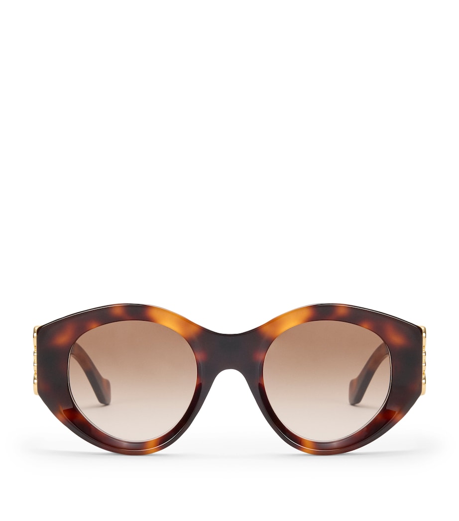 LOEWE Maxi Anagram Butterfly Sunglasses Havana Image 1