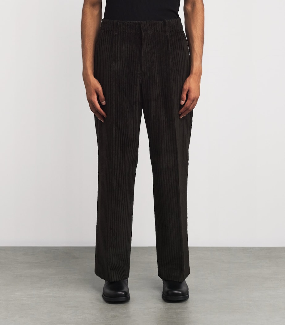 Cotton Corduroy Borrowed Chinos PROFOUND BROWN Image 3