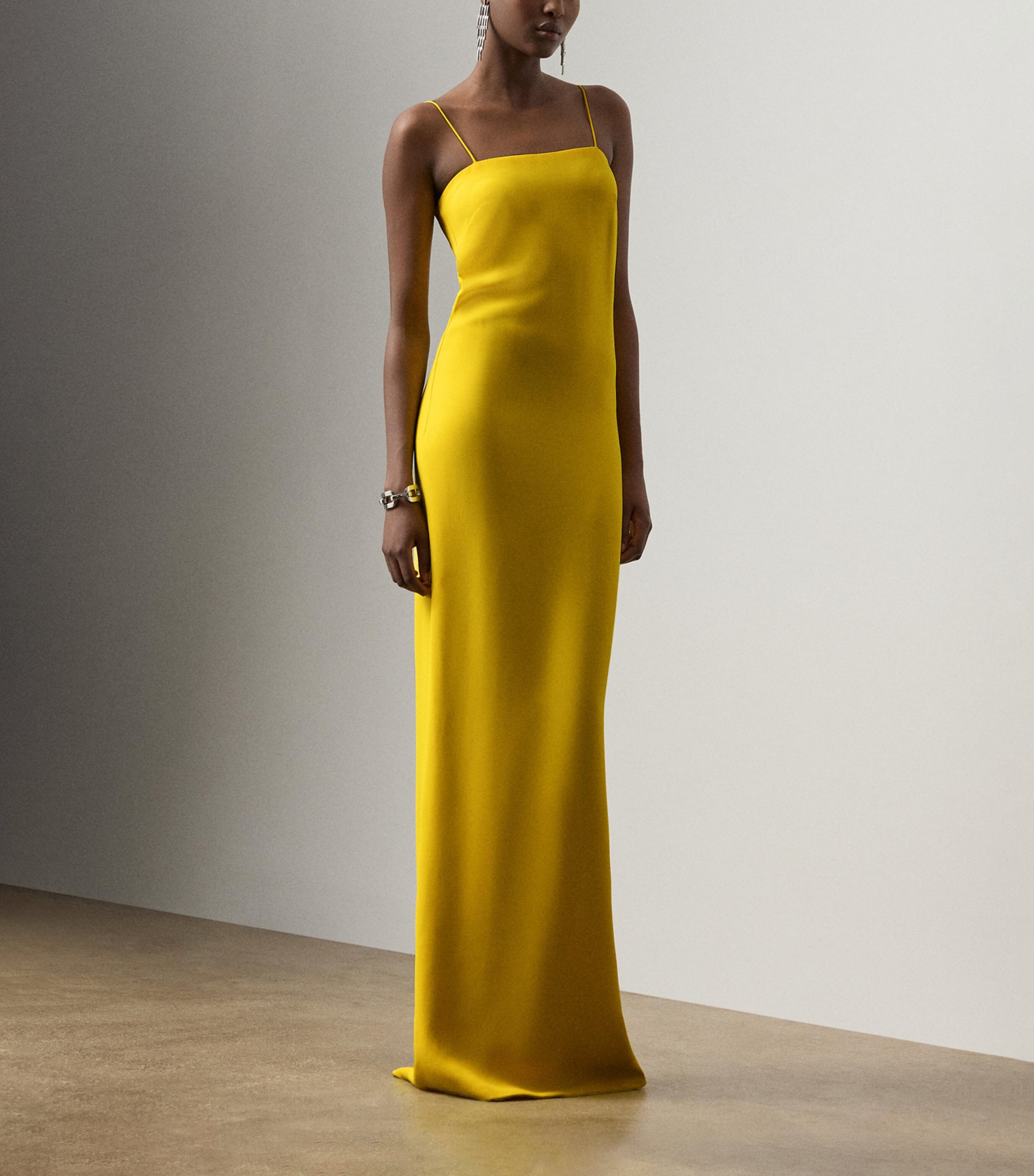 Silk Demetrius Maxi Dress YELLOW Image 2