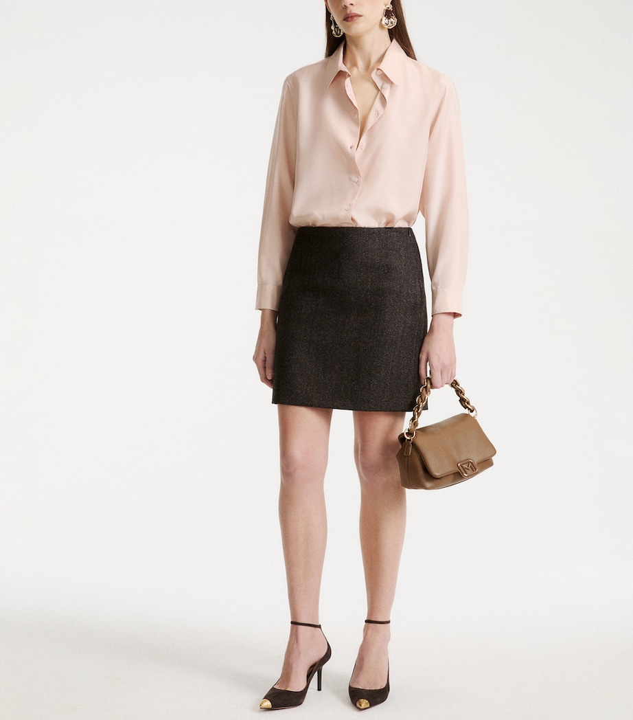 Marella Womens Silk Shirt Powder Image 2