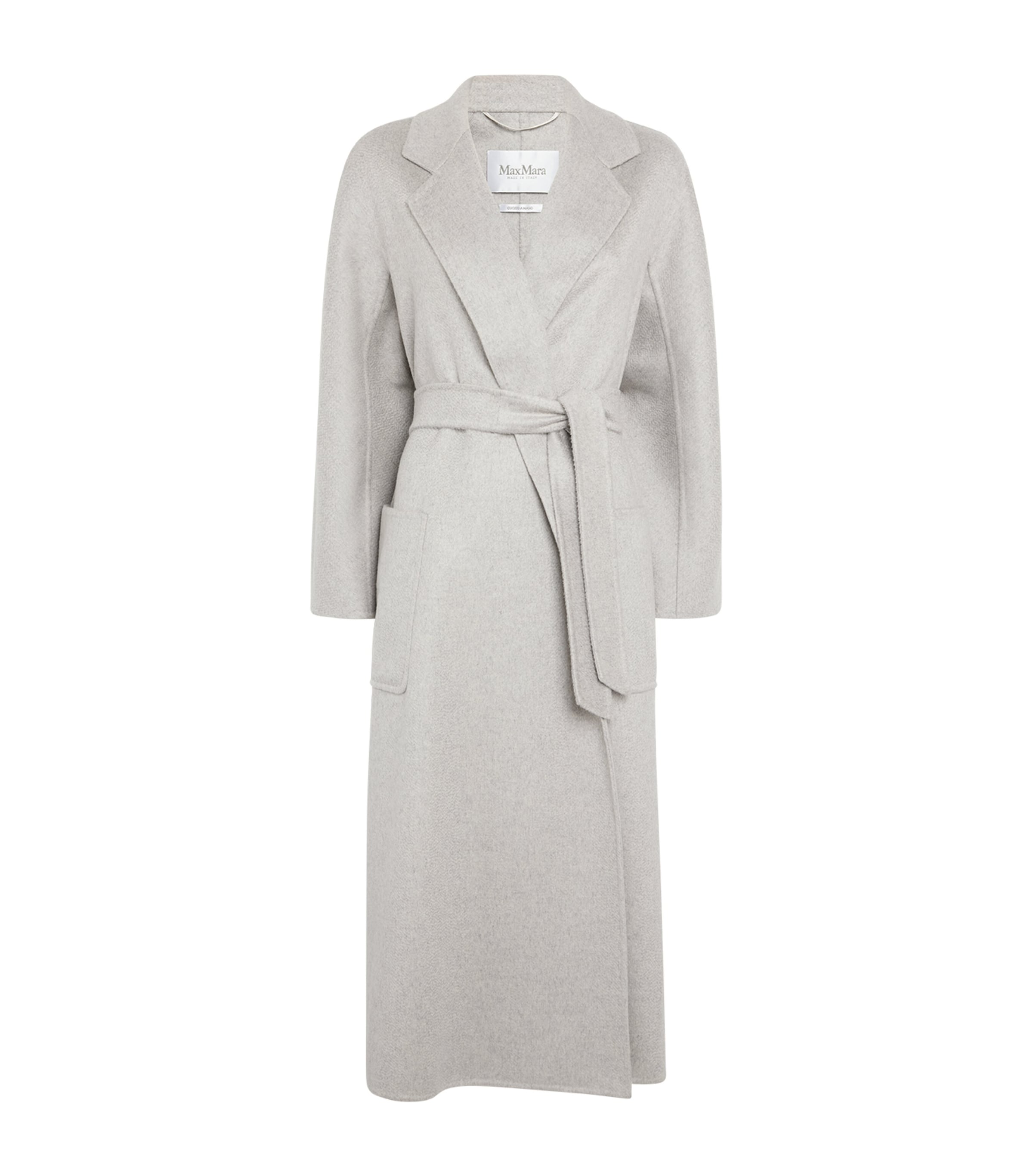 Max Mara Cashmere Ludmilla Wrap Coat In Grey