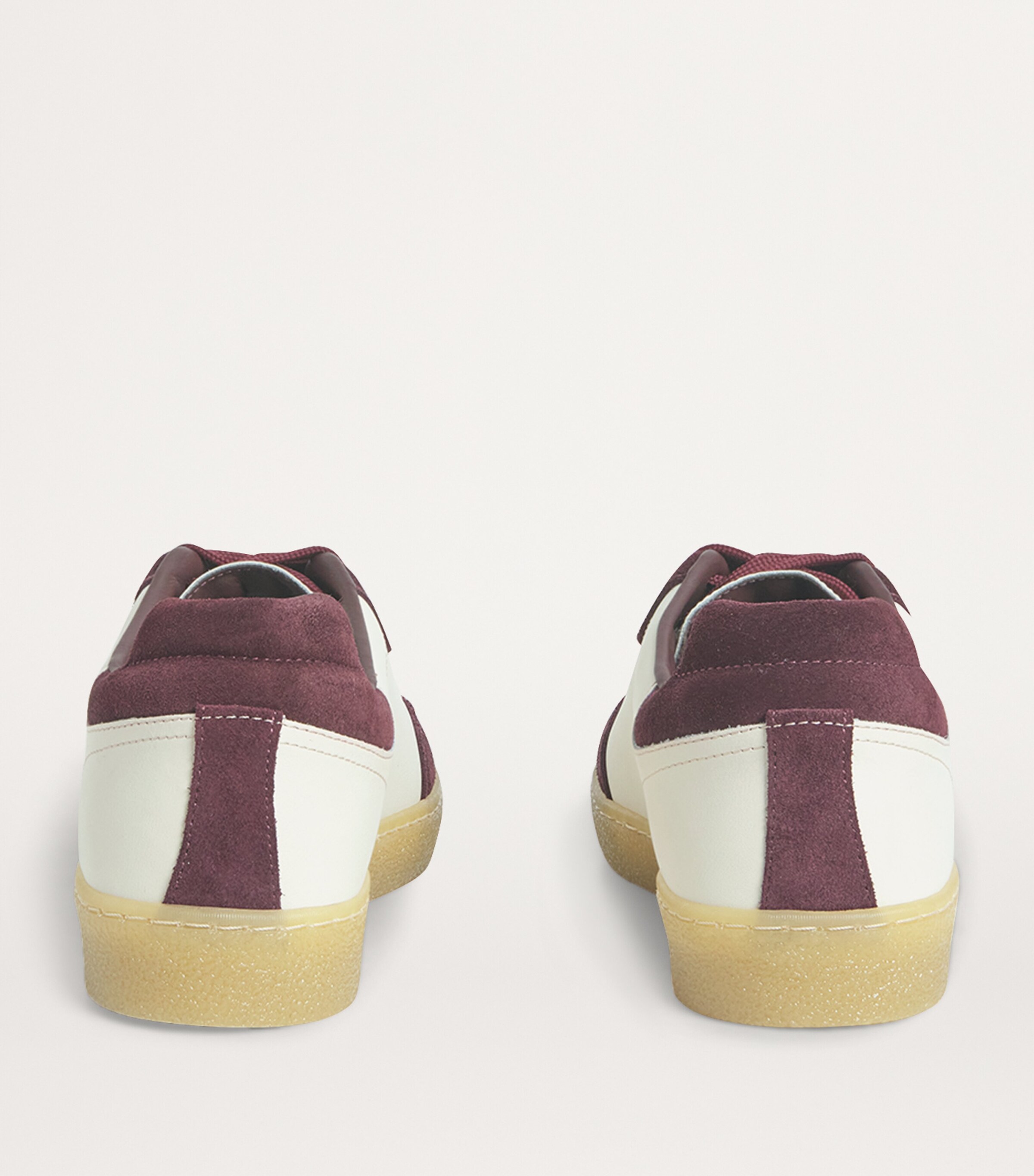 Weekend Max Mara Suede-Leather Sneakers Ruby Image 4