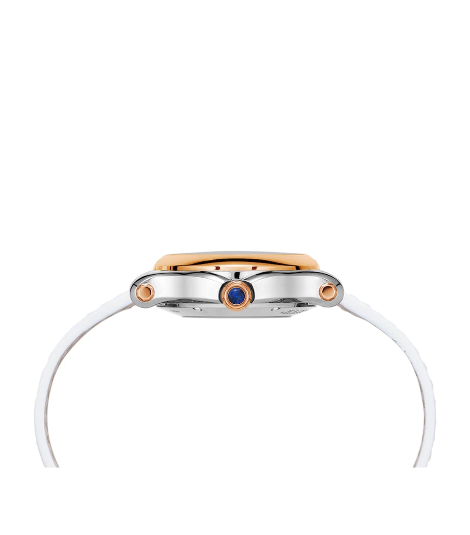 Rose Gold, Stainless Steel and Diamond Happy Sport Watch 30mm ROSE GOLD/STAINLESS Image 2