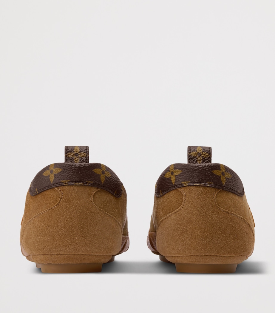 LOUIS VUITTON Suede LV Sneakerina Sneakers Cocnac Brown Image 4