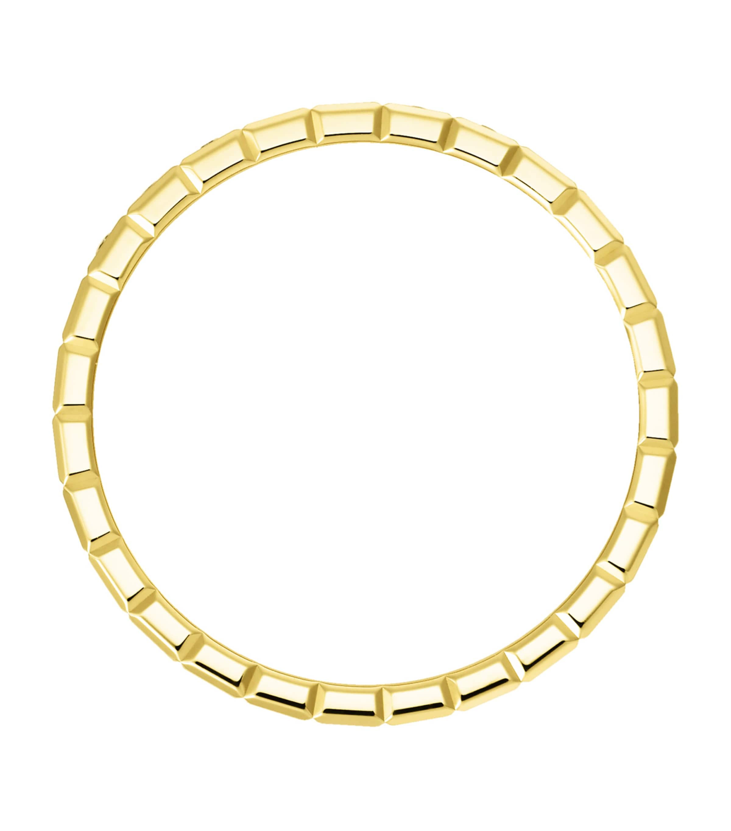 Yellow Gold and Diamond Ice Cube Ring Image 2