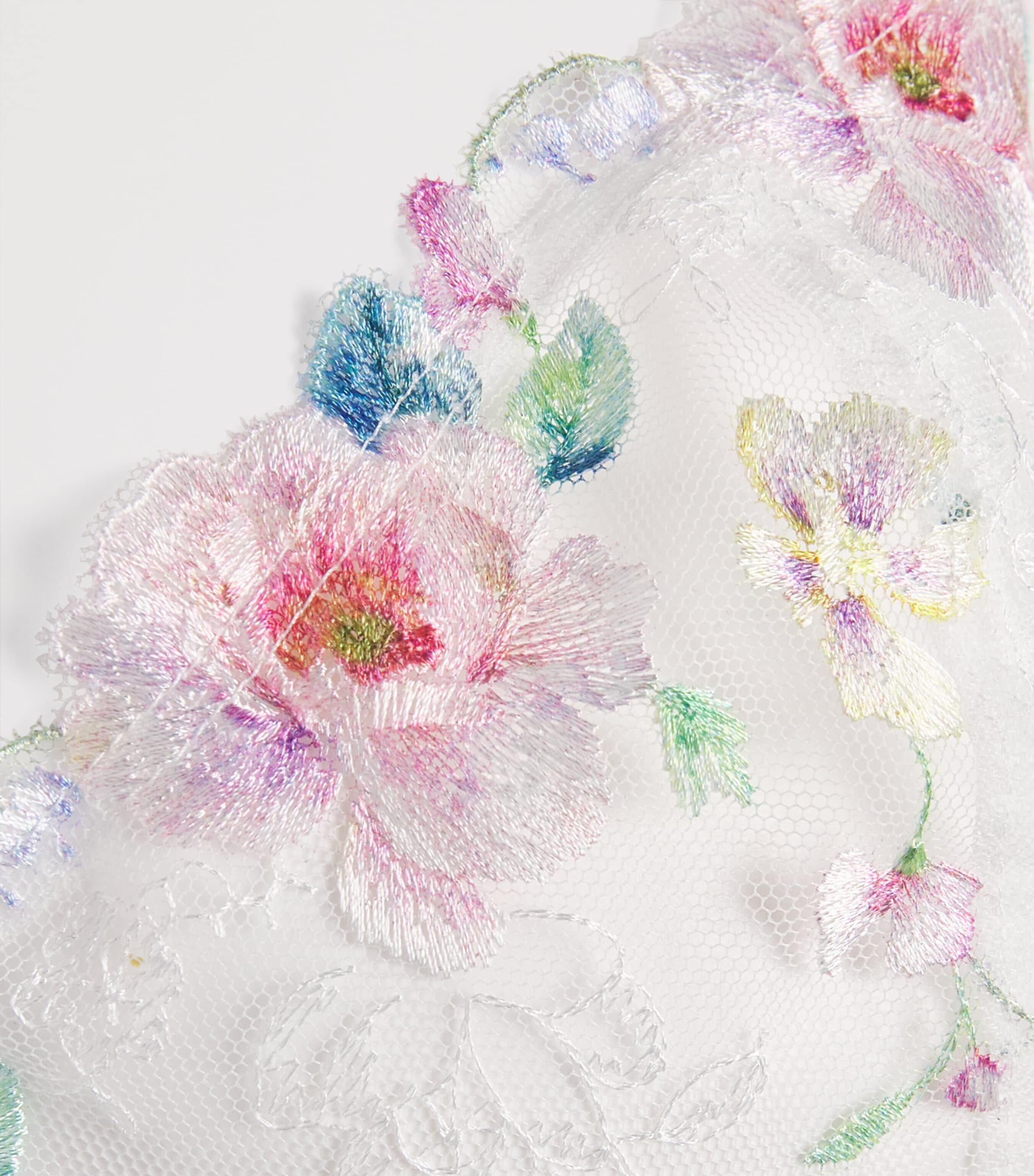 Fantasie Womens Floral Lillia Balconette Bra White (whe) Image 2