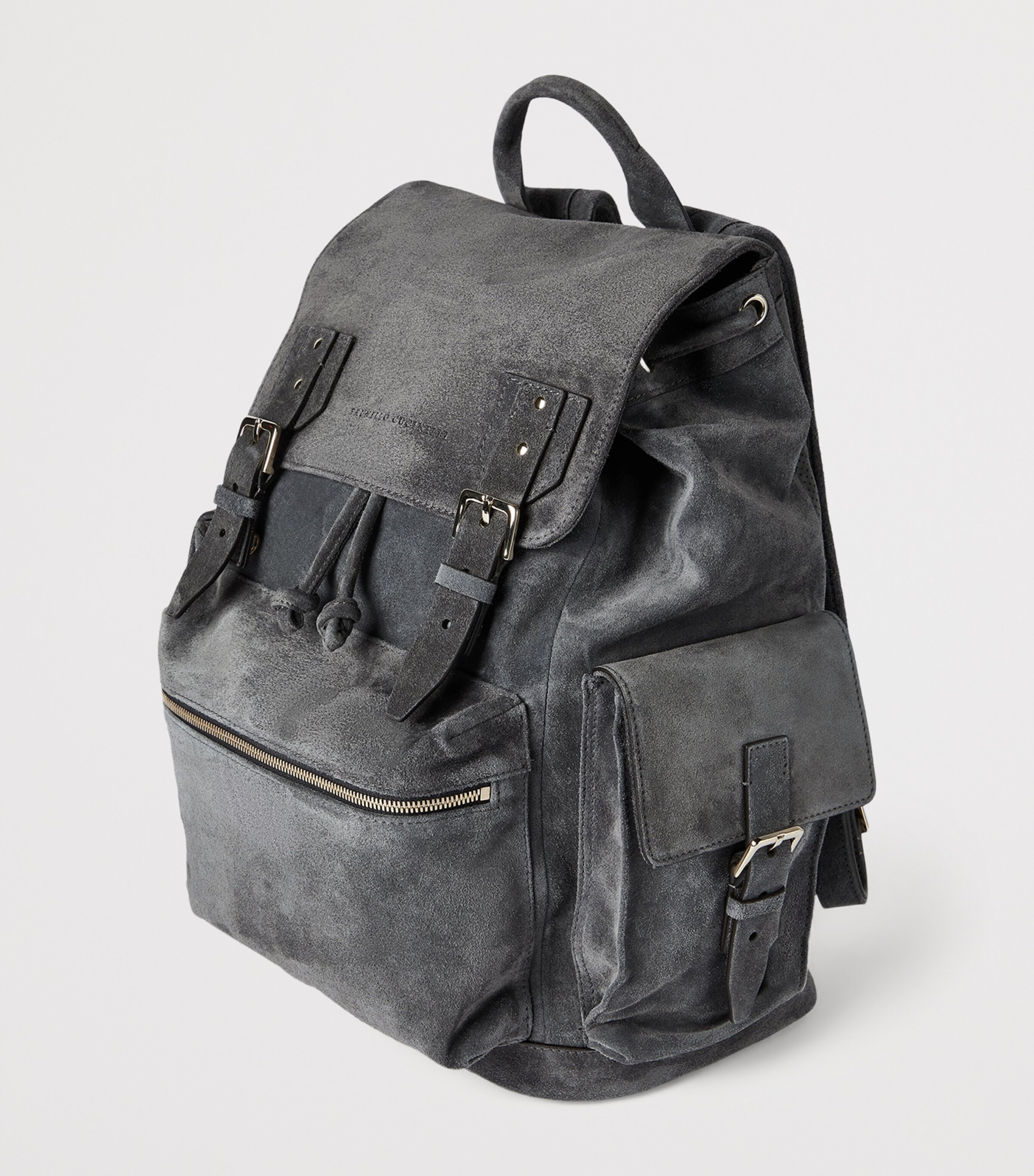 Brunello Cucinelli Suede City Backpack Image 2