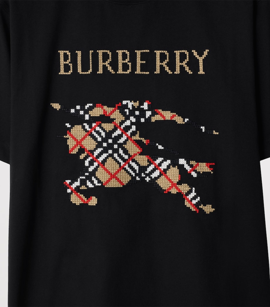Check EKD-Print T-Shirt BLACK Image 5