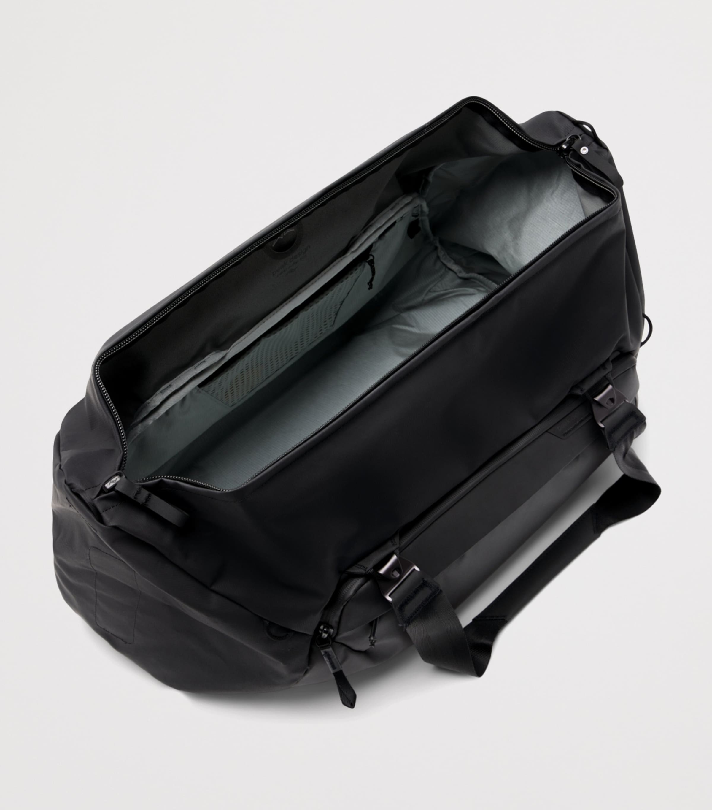 Canvas Travel Holdall BLACK Image 2