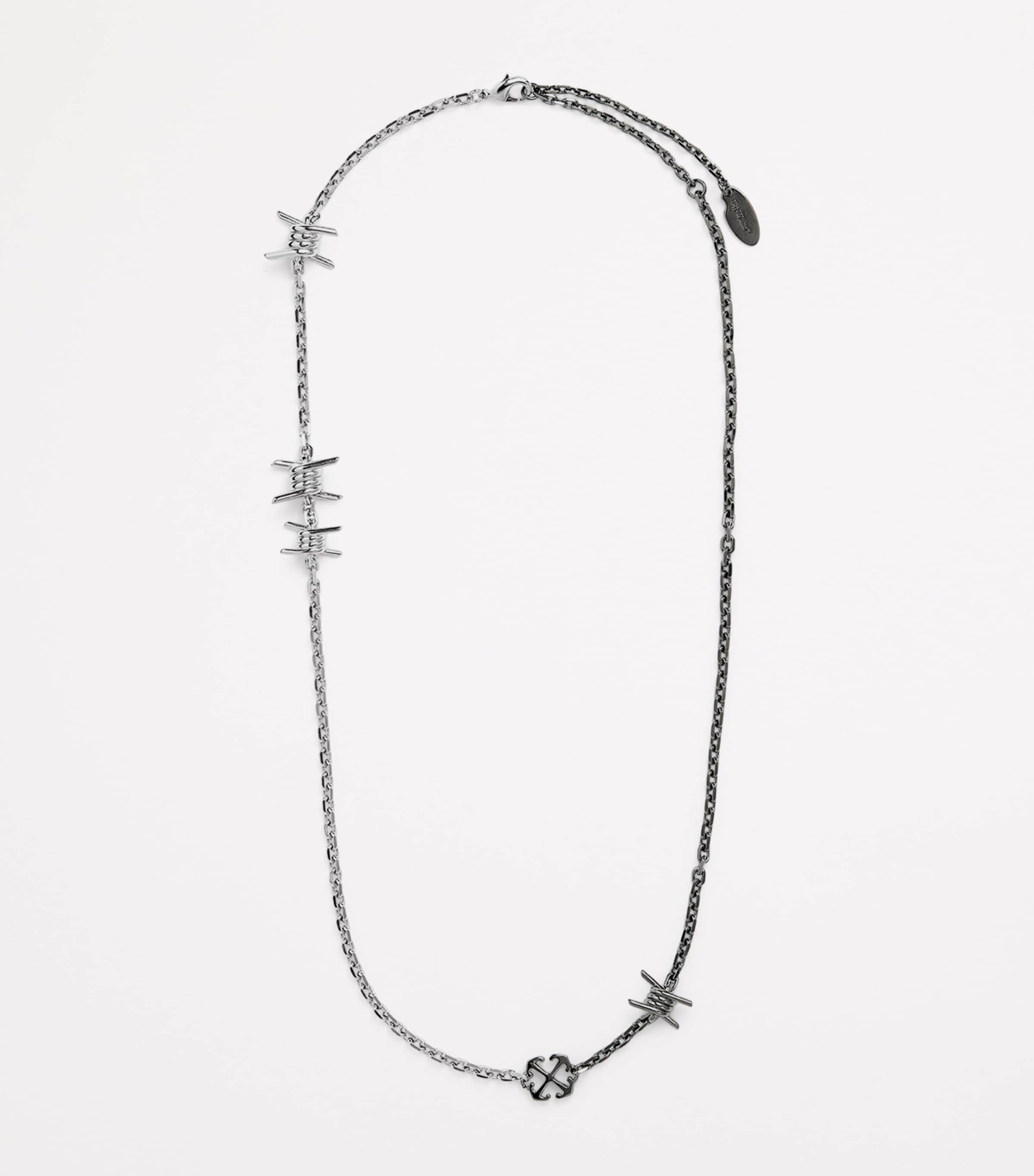 OFF-WHITE ☆barbed wire ネックレス Barbed Wire Necklace in SILVER for Men | Off-White™