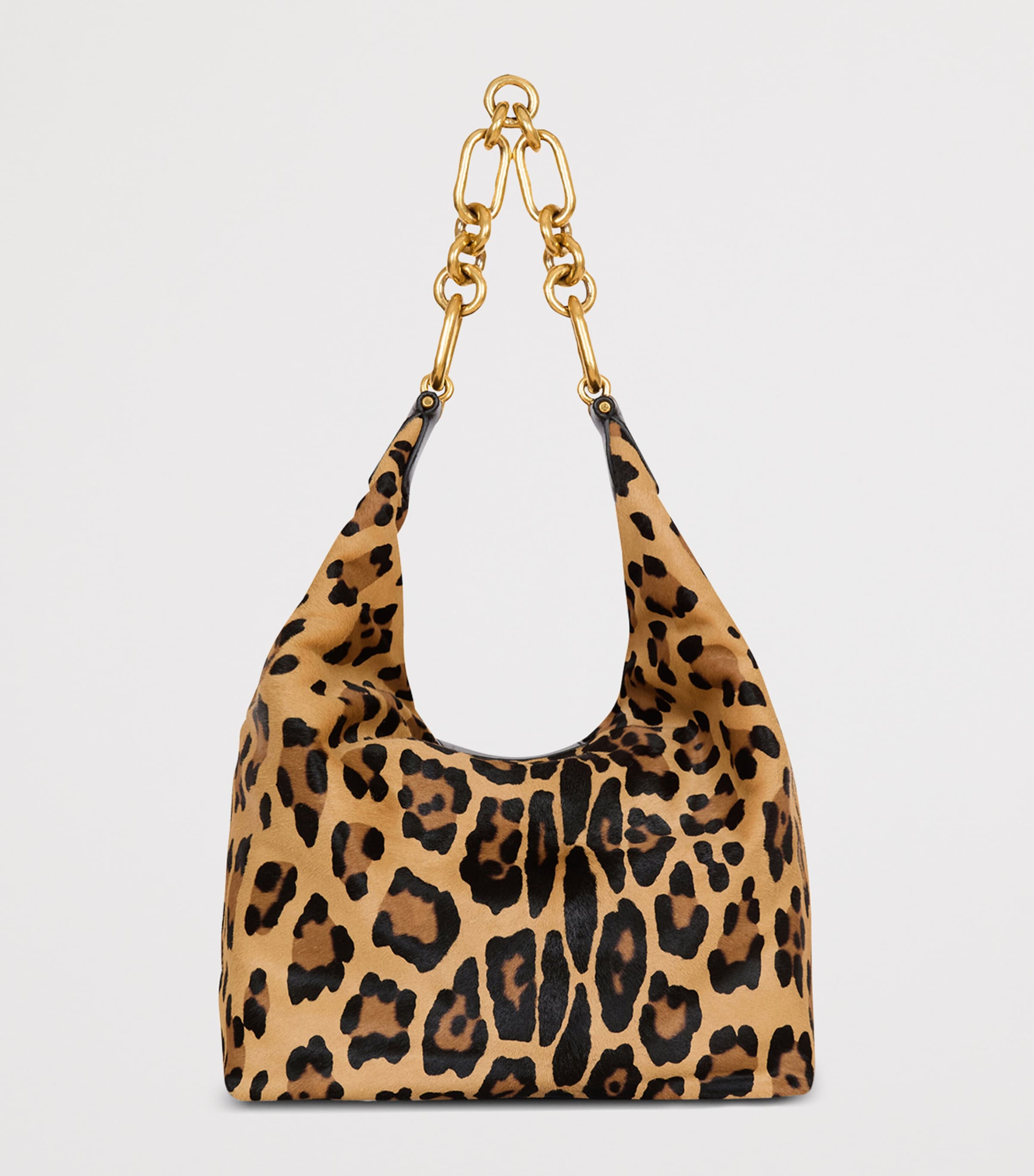 Leather Leopard Sync Shoulder Bag WKS MULTI/ NOIR Image 2