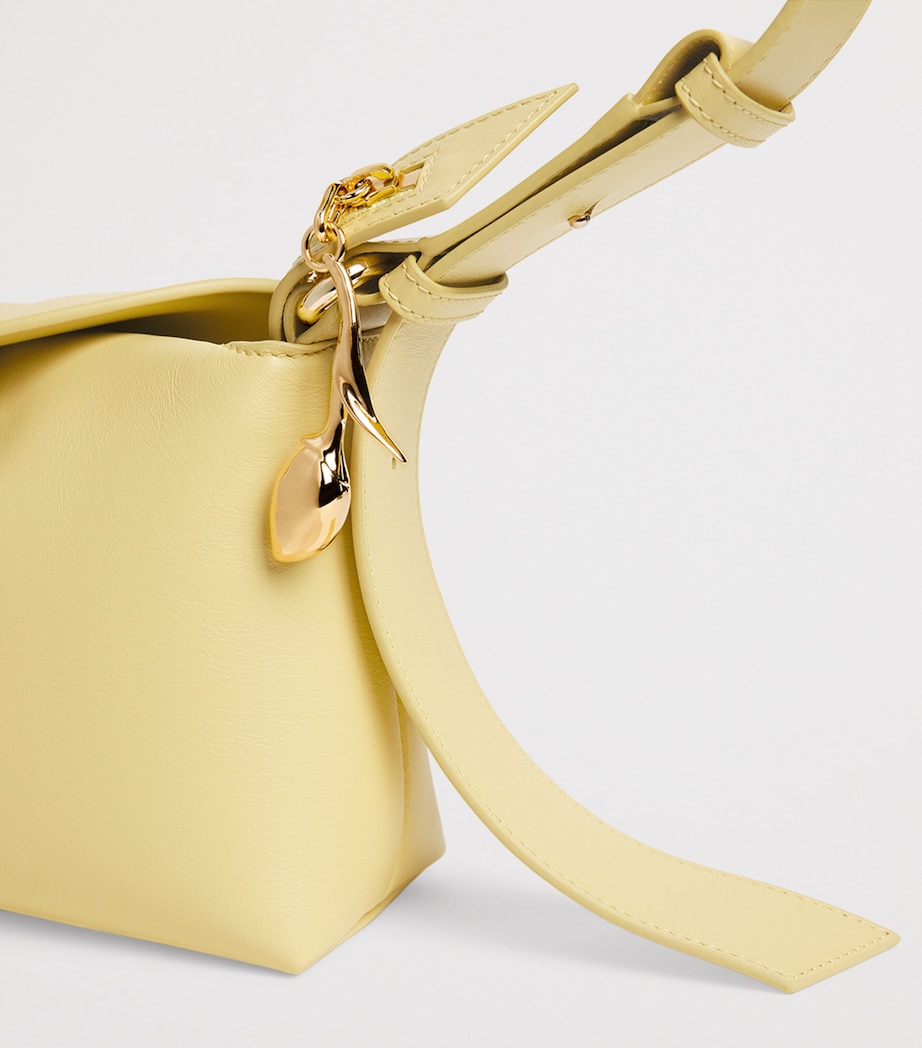 Erdem Leather Bloom Shoulder Bag Citron Image 6
