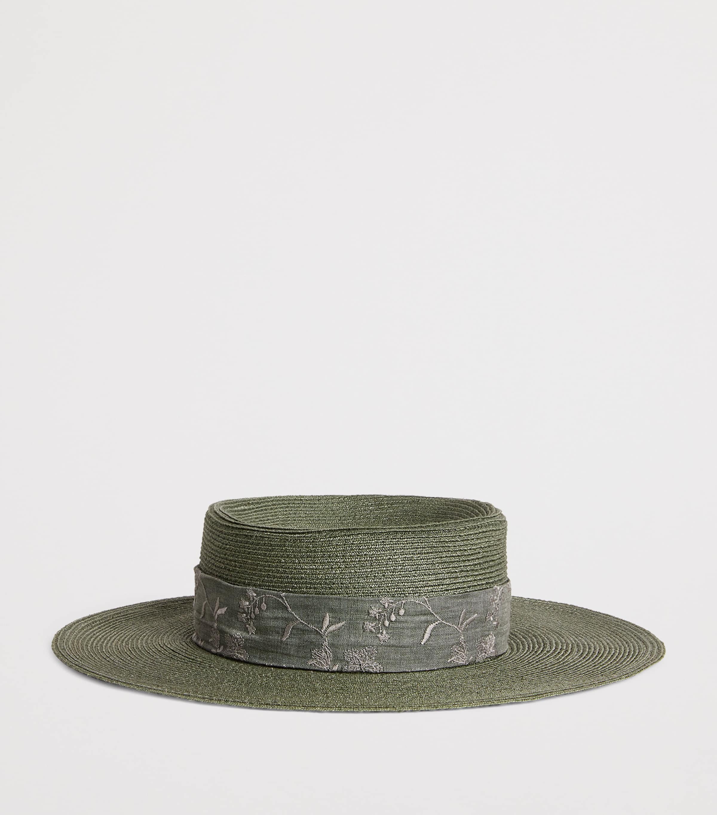 Linen Hat MILITARY GREEN Image 2
