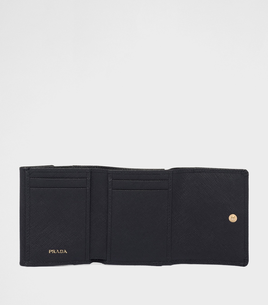 Small Saffiano Leather Bifold Wallet F0002 Image 4