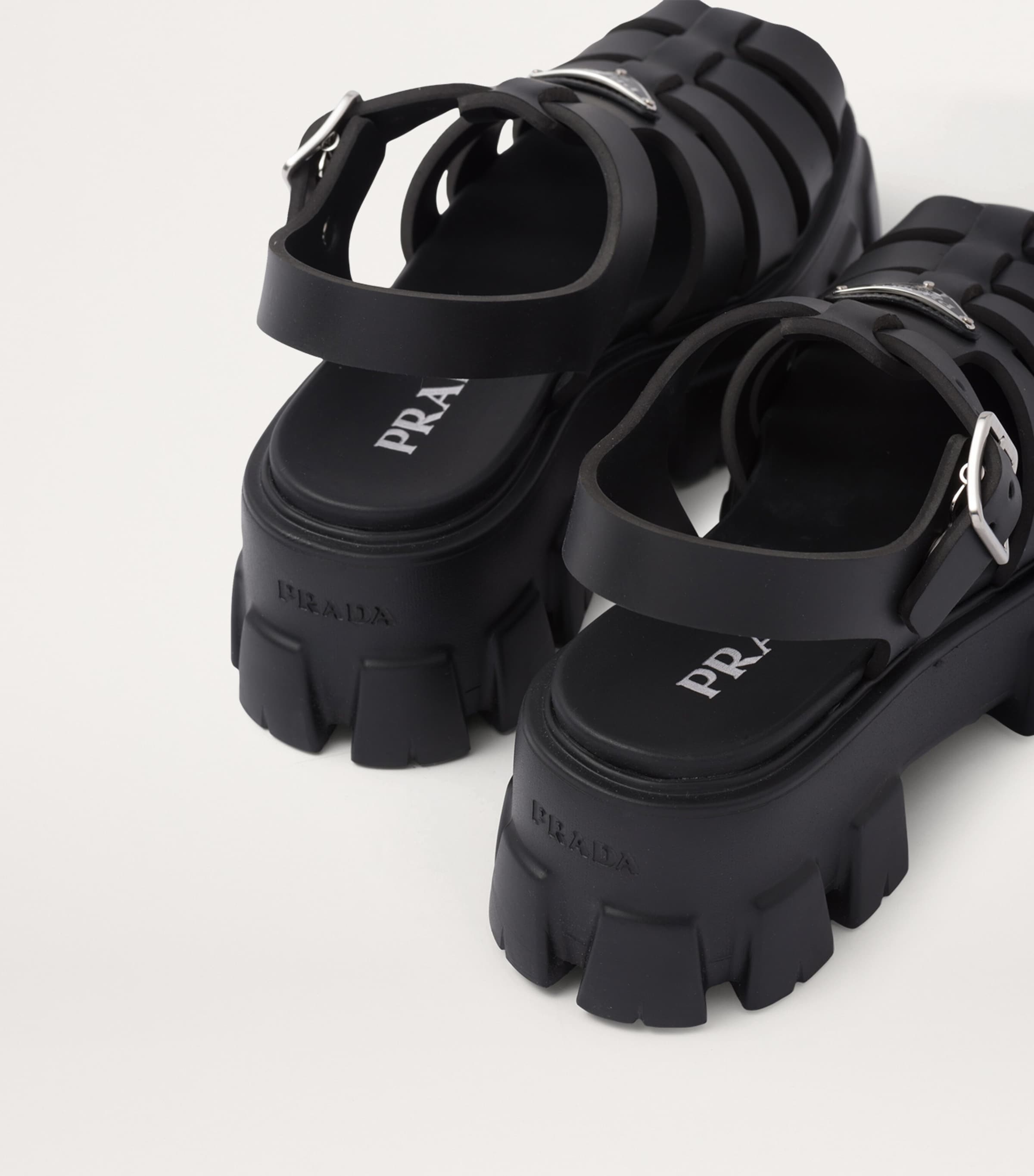 Leather Monolith Platform Sandals 35 F0002 Image 4