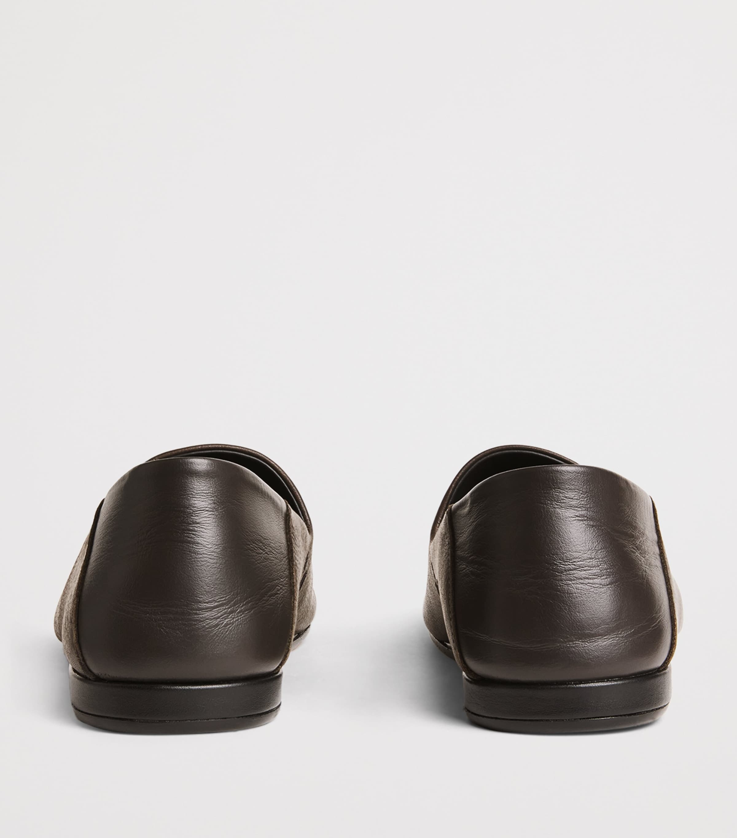 Jacquemus Leather Loafers Dark Brown Image 5