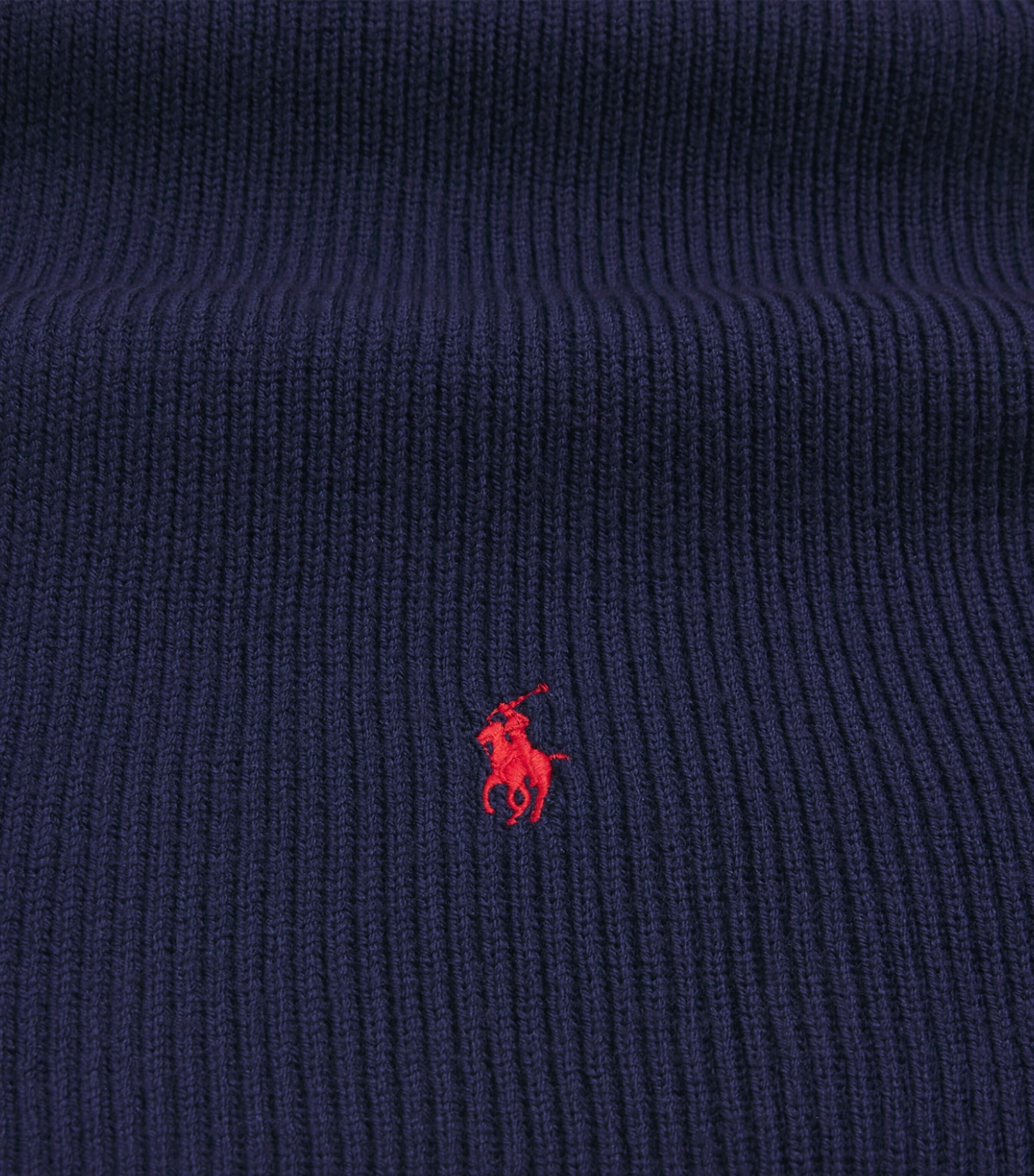 Polo Ralph Lauren Wool Polo Pony Beanie and Scarf Gift Set Hunter Navy Image 4