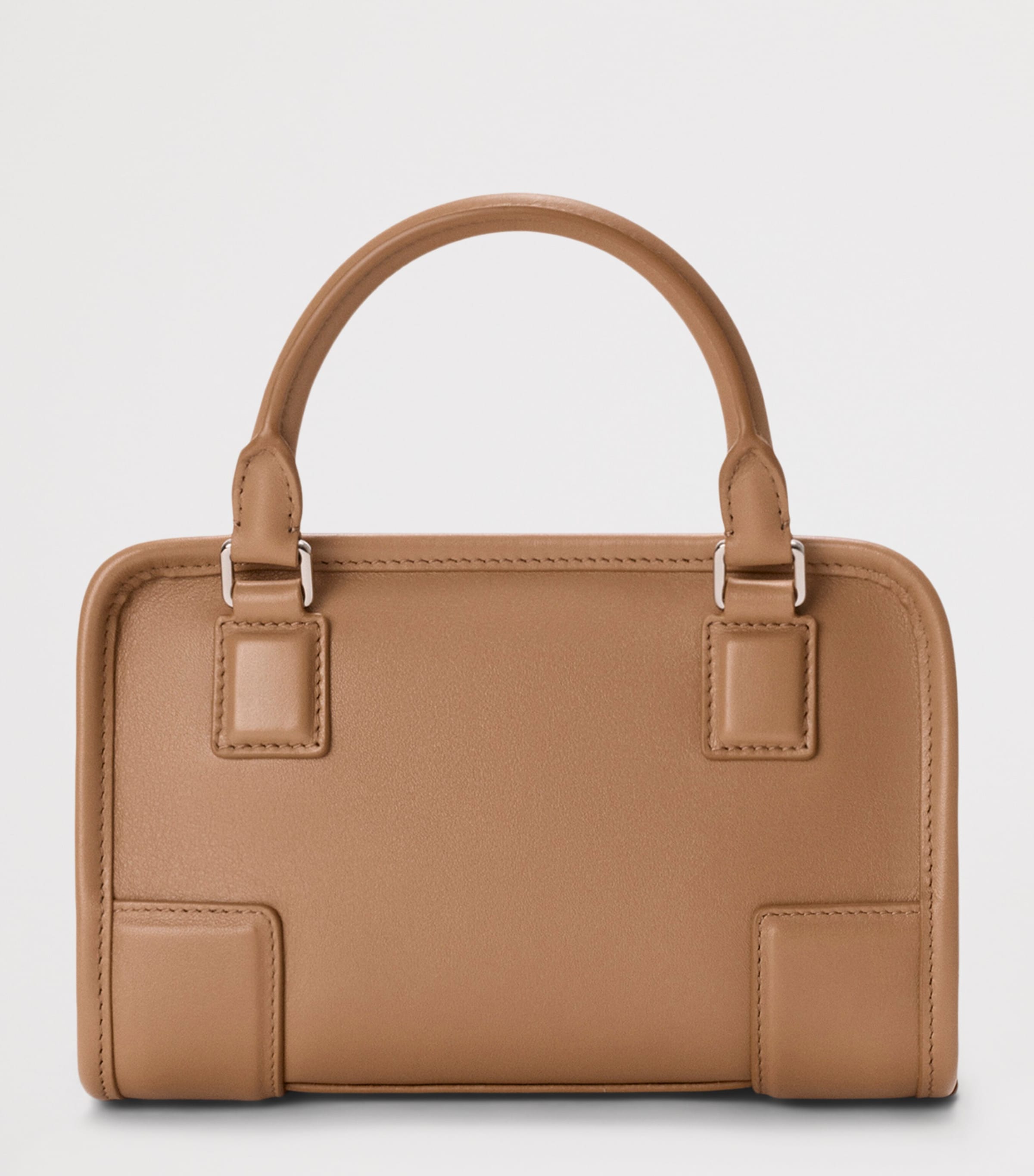 LOEWE Mini Calfskin Amazona 180 Top-Handle Bag Mocha Image 6