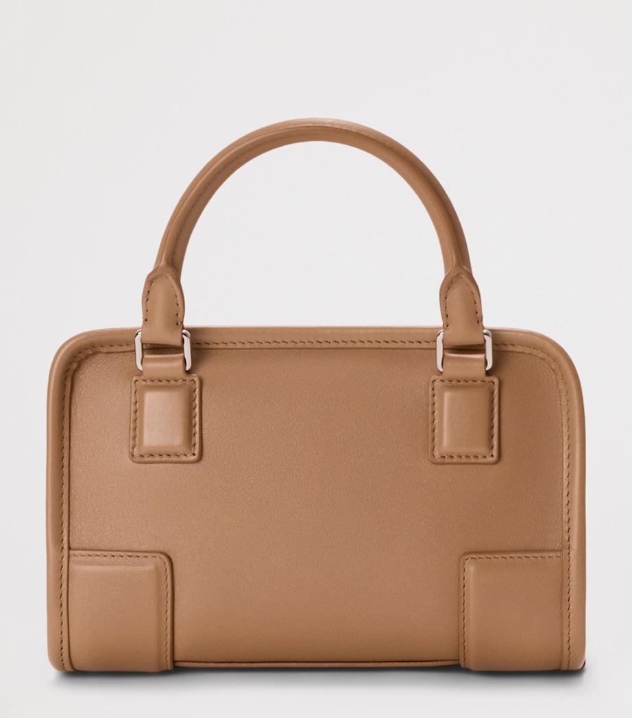 LOEWE Mini Calfskin Amazona 180 Top-Handle Bag Mocha Image 6
