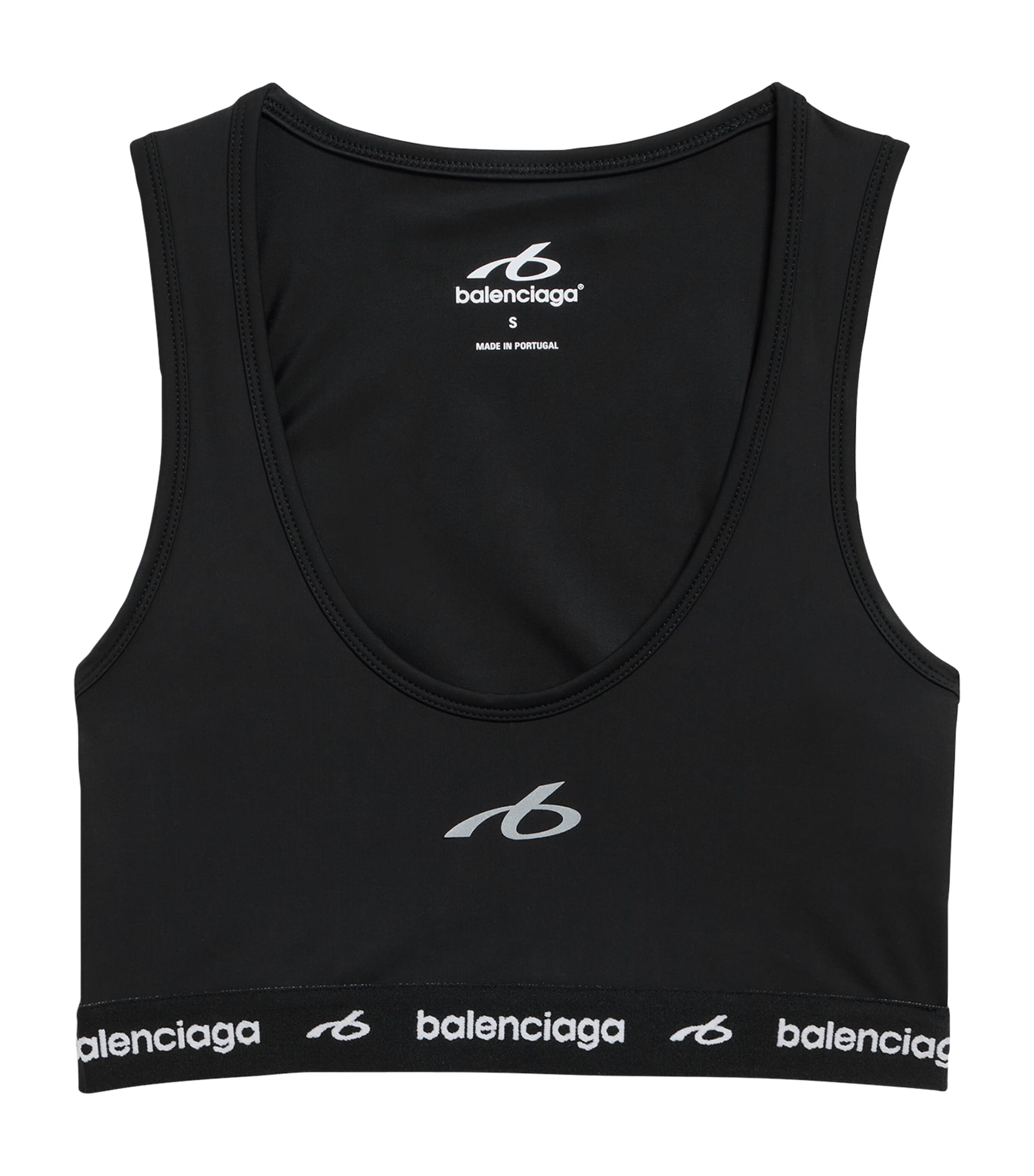 Balenciaga Womens Technical Logo Bra Image 1