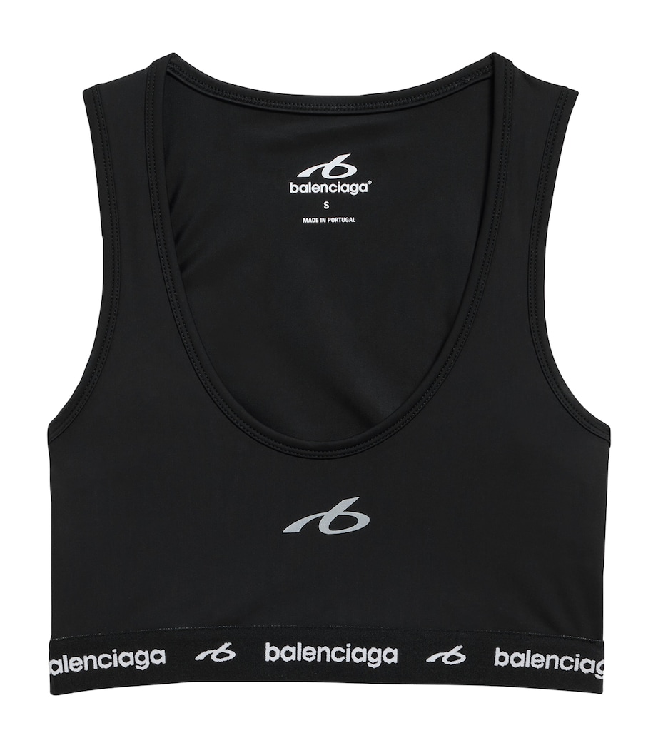 Balenciaga Womens Technical Logo Bra Image 1
