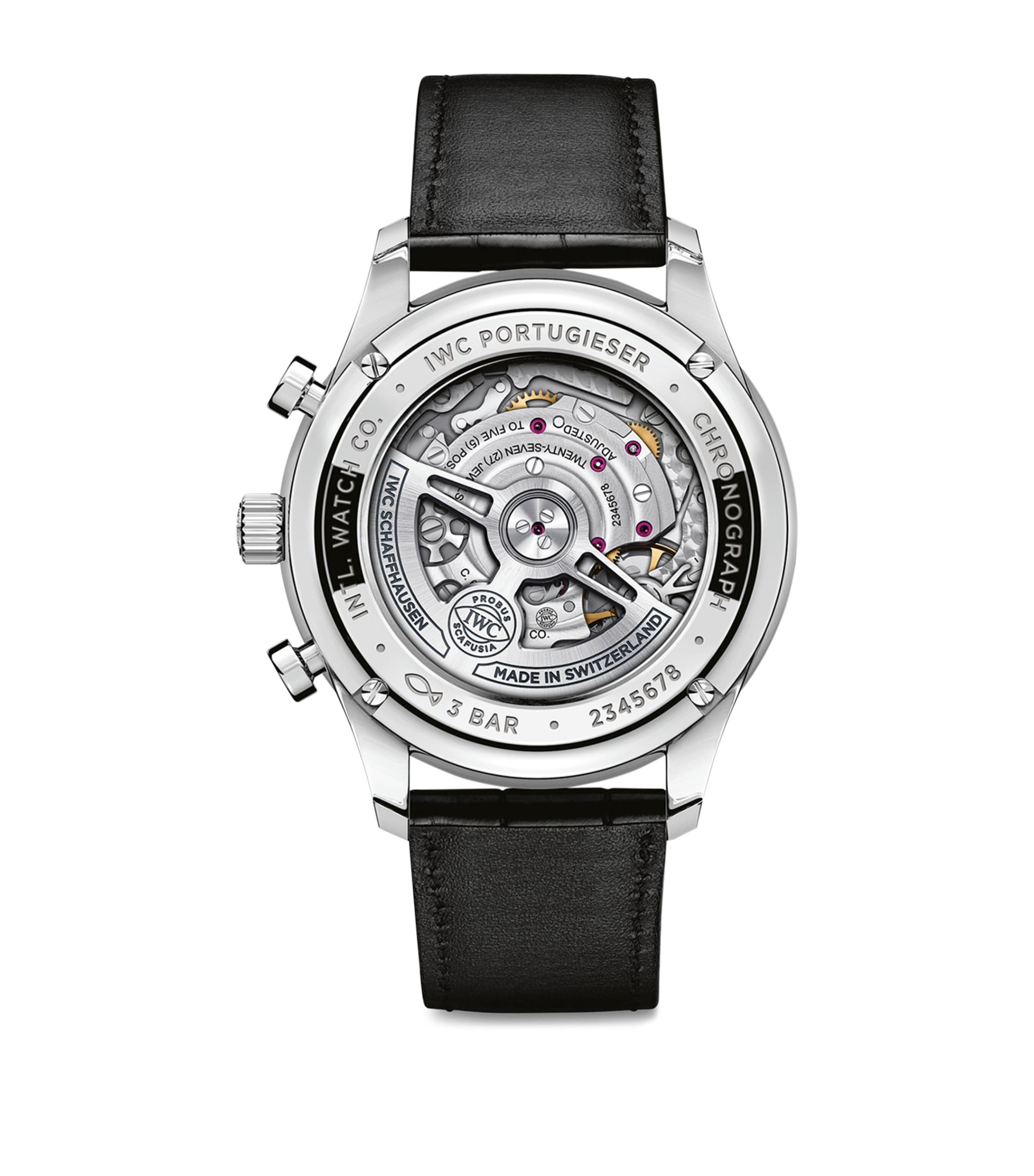 Stainless Steel Portugieser Chronograph Watch 41mm SILVER Image 2