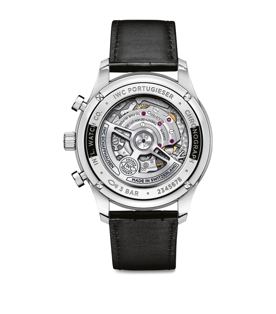 Stainless Steel Portugieser Chronograph Watch 41mm SILVER Image 2