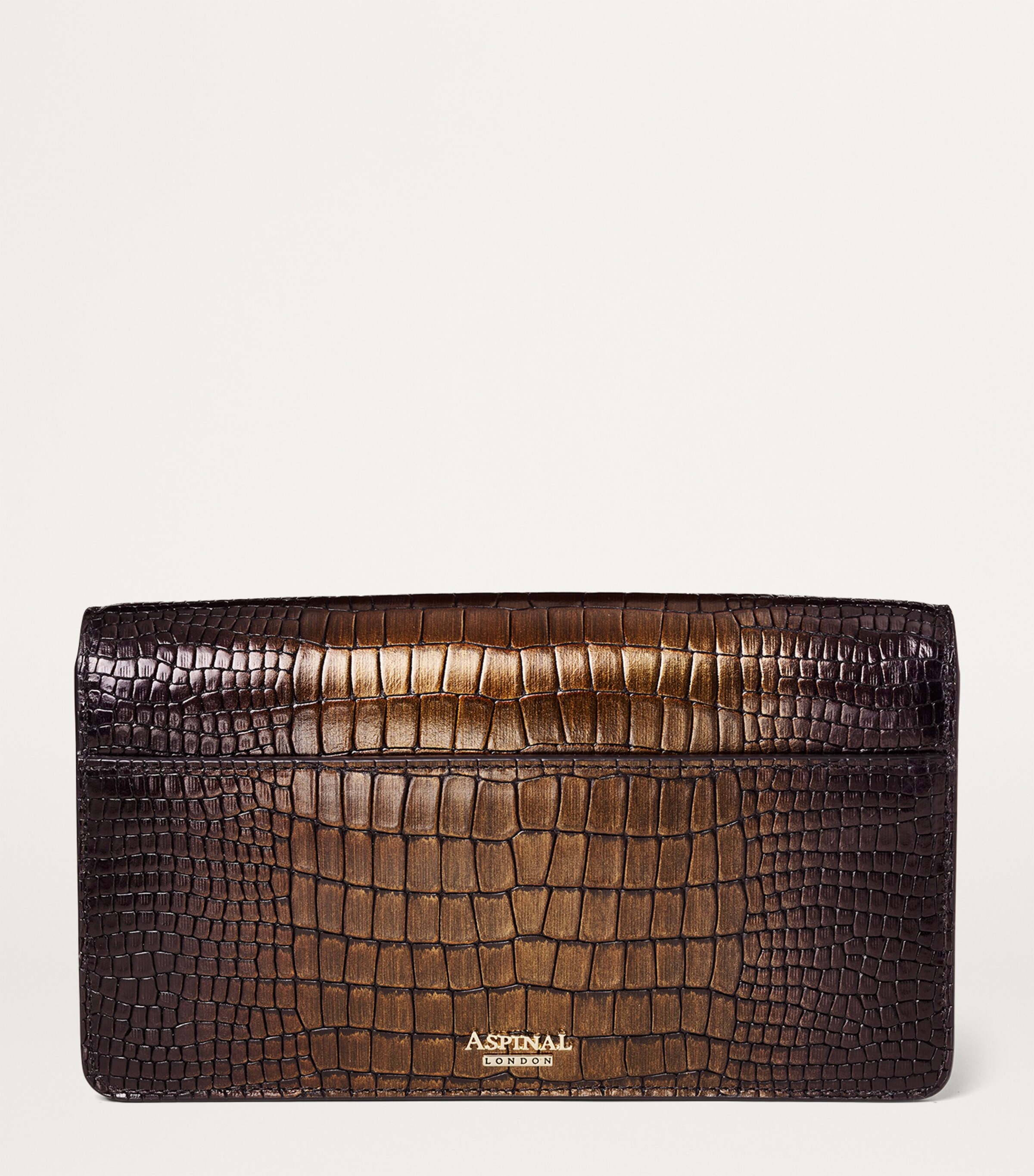 Aspinal Of London Mayfair 2 Clutch Bag Black Image 3
