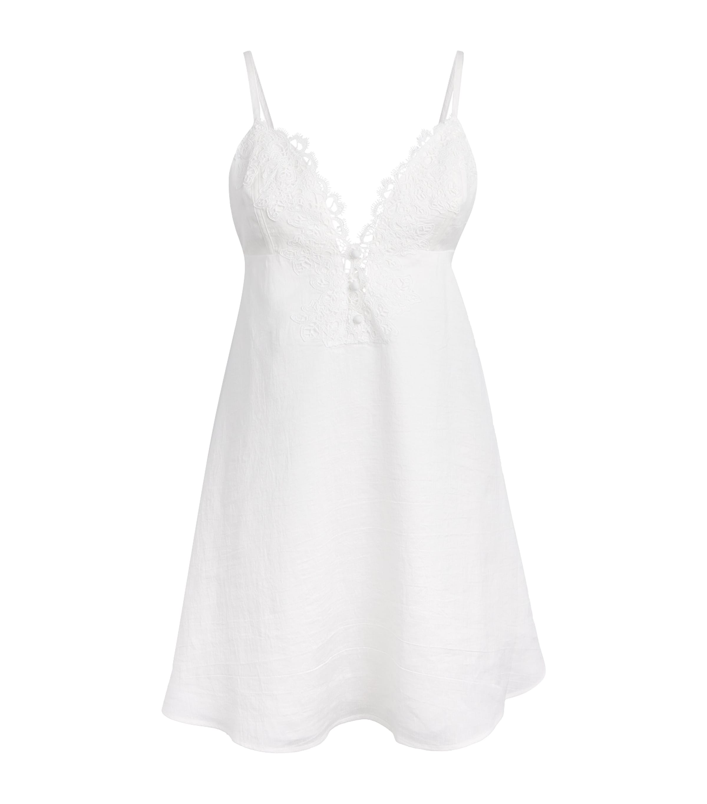 Claudie Pierlot Womens A-Line Mini Dress Ecru Image 1
