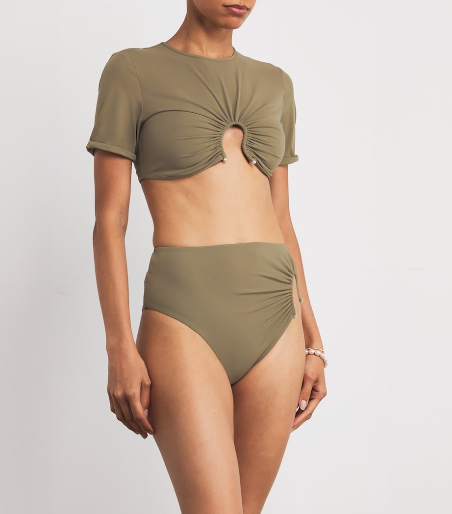 Crescent Bikini Top EUCALYPT Image 2