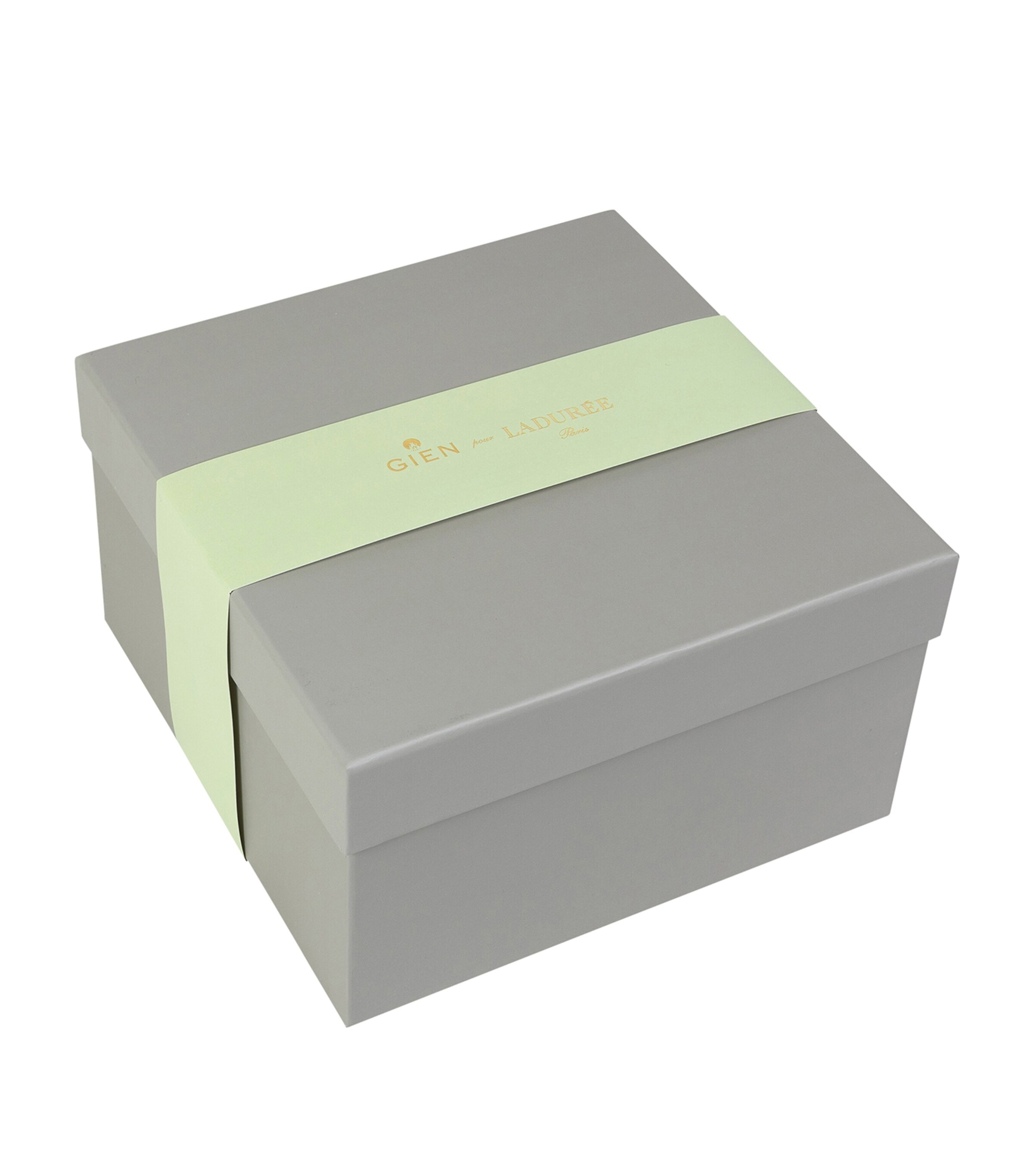 Small Pompadour Teapot WHITE, PINK, GREEN Image 2