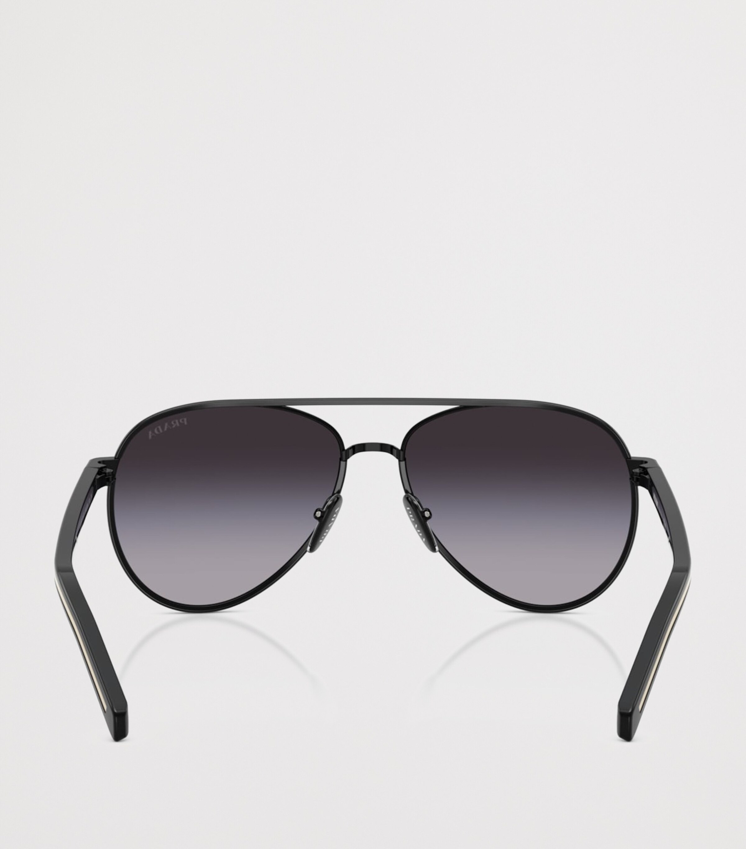 Prada B57S  Pilot Sunglasses Black Image 4