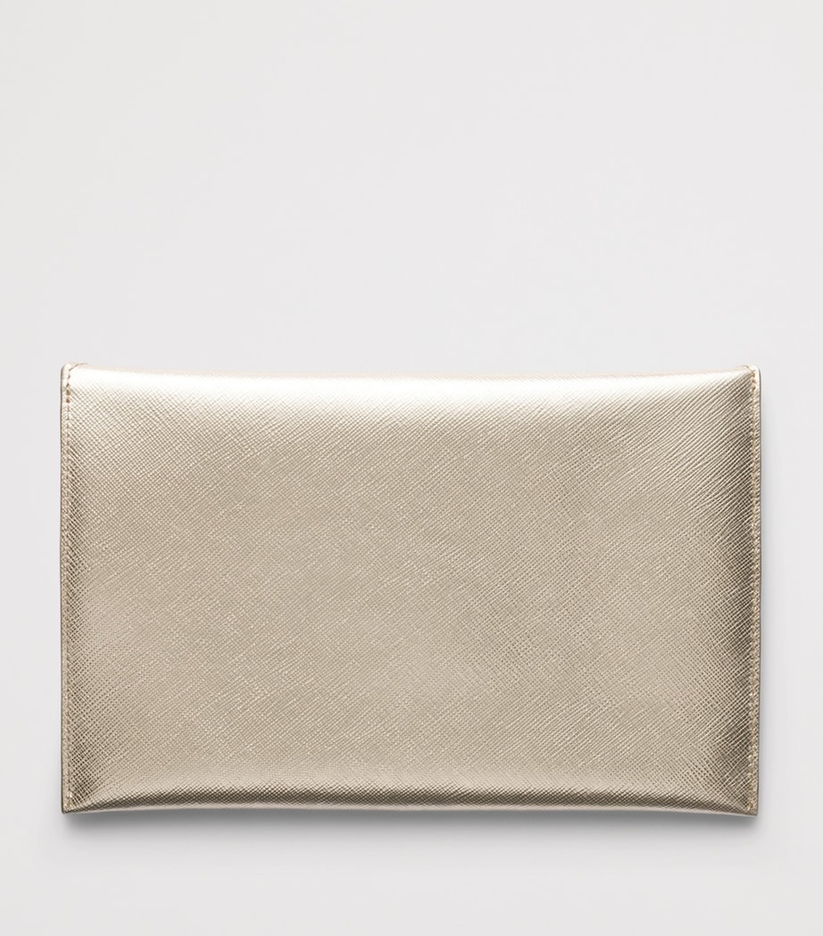 Saffiano Leather Envelope Clutch Bag F0846 Image 2