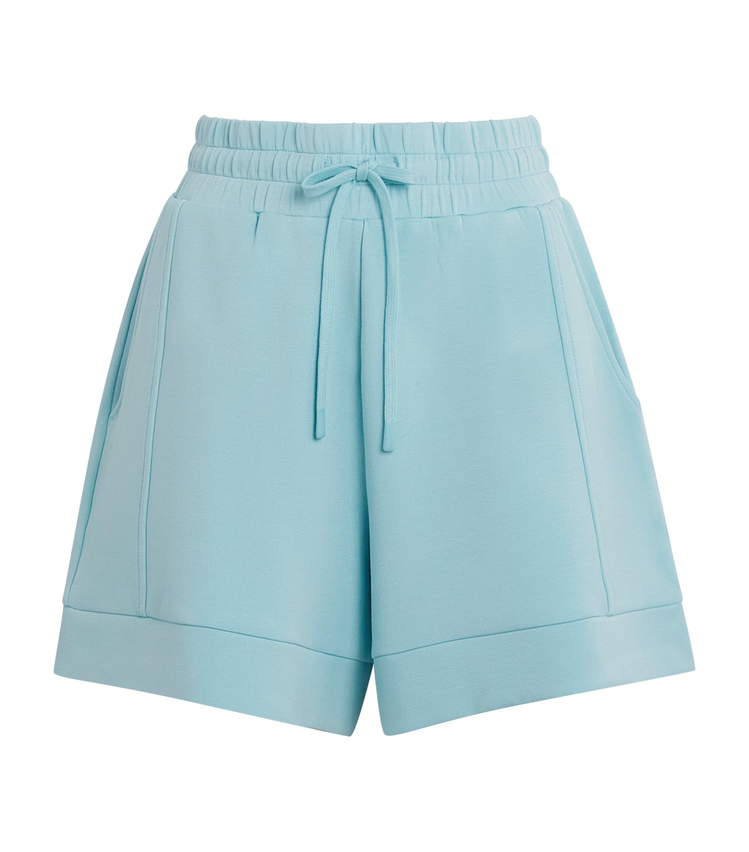 Varley Womens Atrium High-Rise Shorts Porcelain Blue Image 1