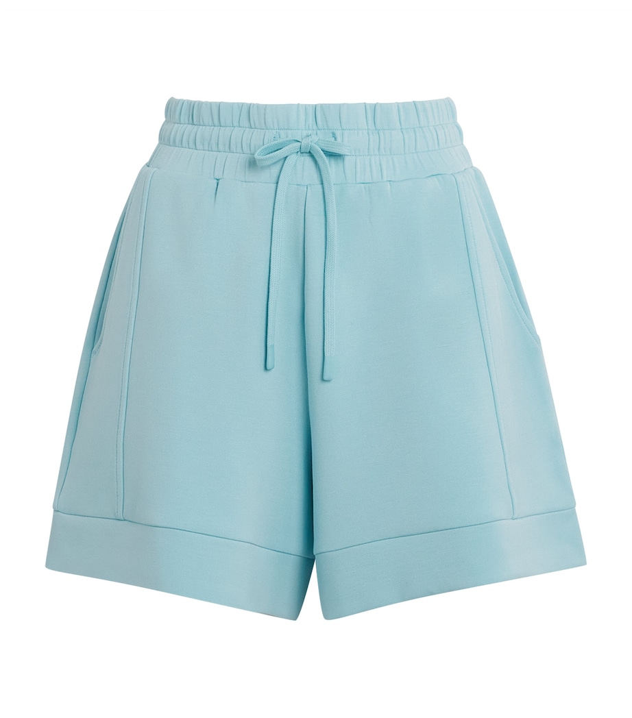 Varley Womens Atrium High-Rise Shorts Porcelain Blue Image 1