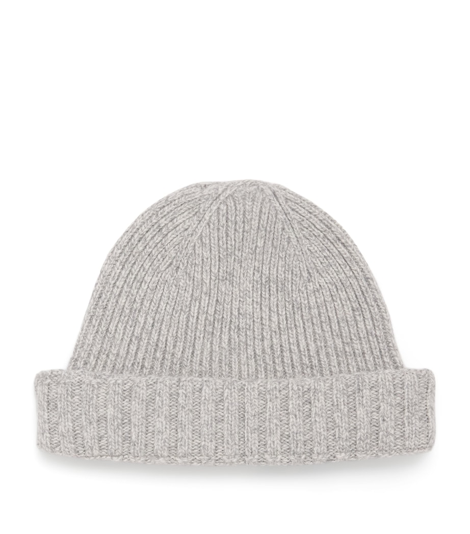 Cashmere-Wool Ribbed Beanie POLAR Image 1