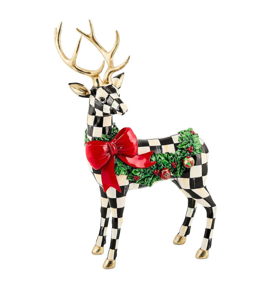 Courtly Check Standing Deer RED Image 1