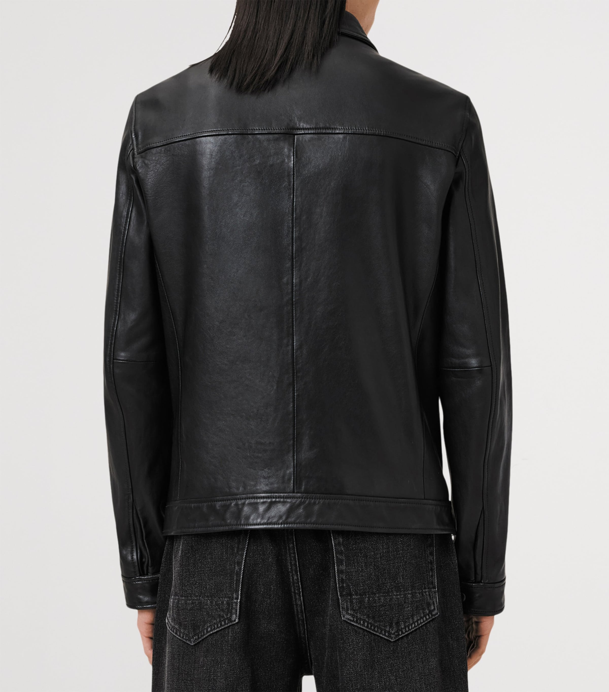 Leather Luck Jacket BLACK Image 6