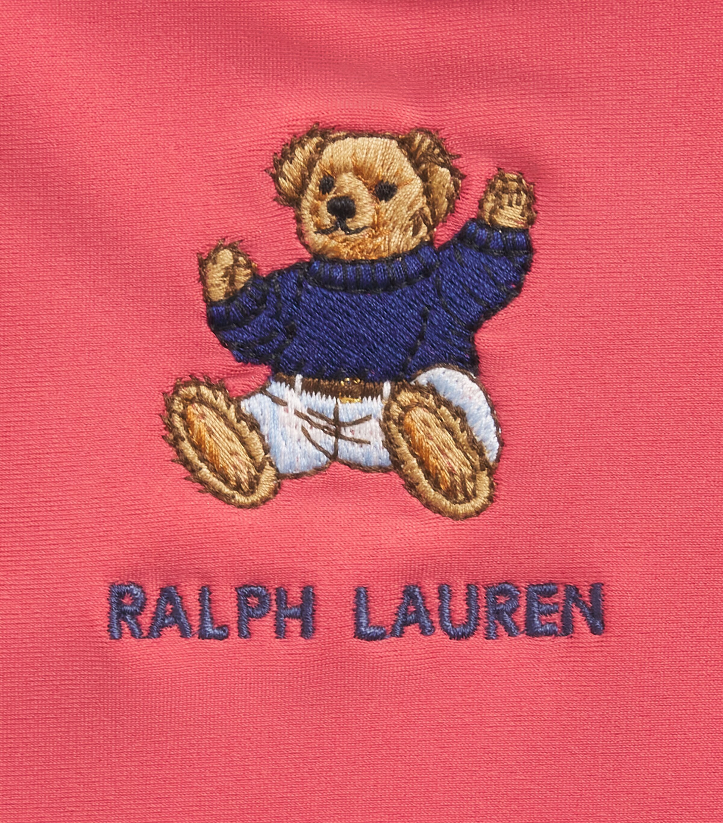 Ralph Lauren Kids Polo Bear Swimsuit (3-6 Years) Nant Red M Image 3