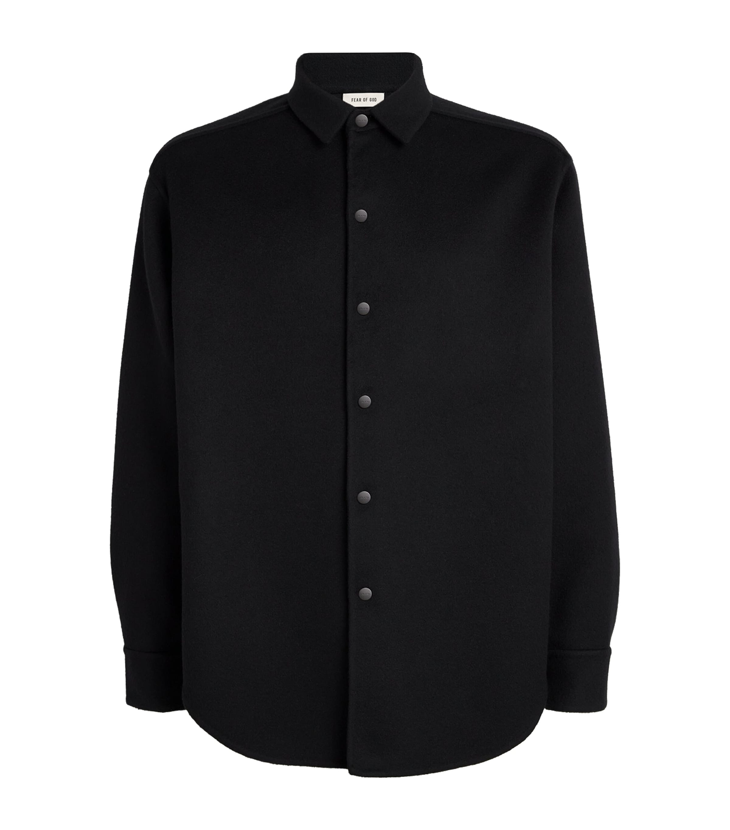 Fear Of God Virgin Wool-cashmere Overshirt