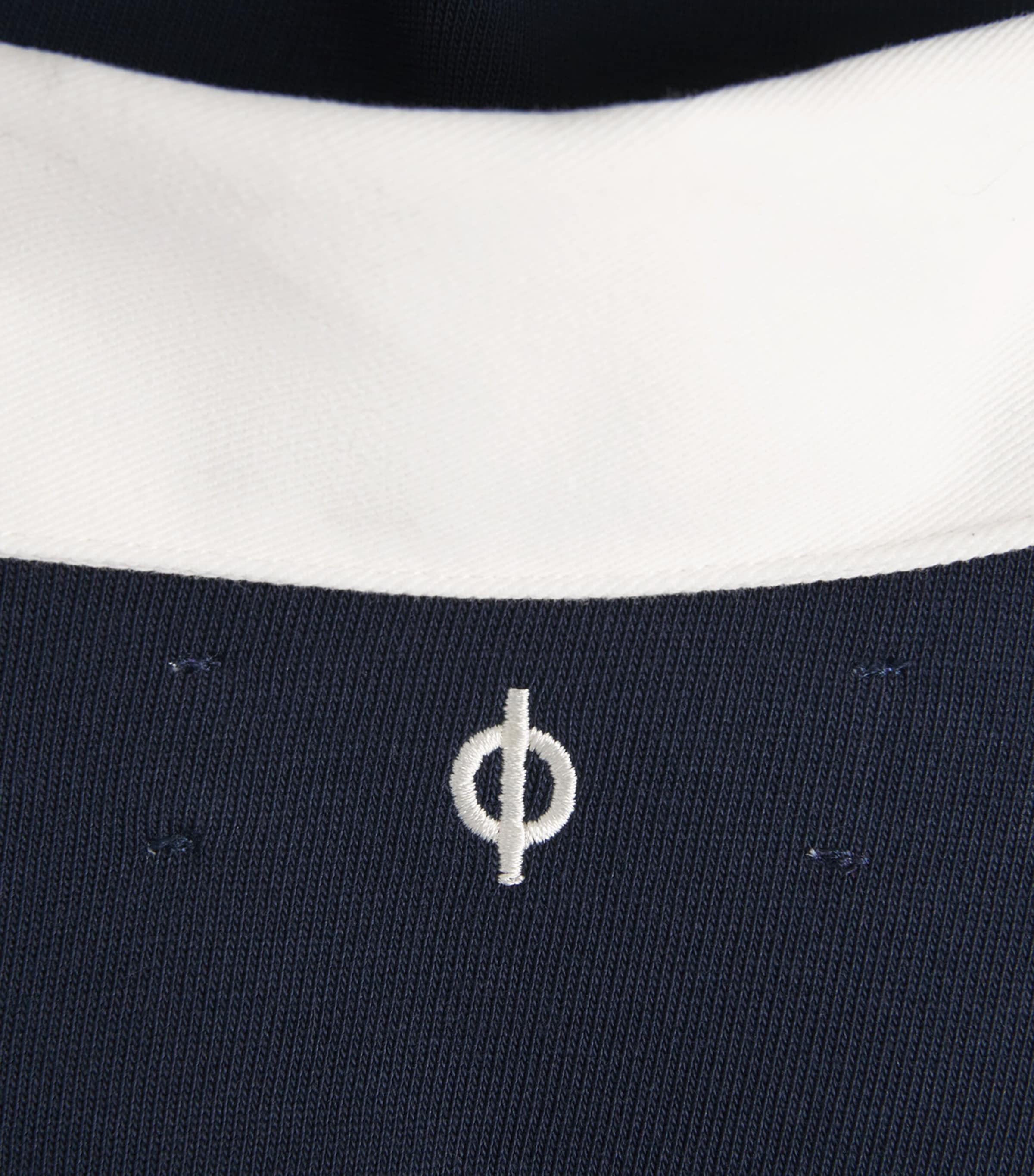 Samsøe Samsøe Mens Stripe Sakevin Rugby Sweatshirt Bitter Chocolate St. Image 6