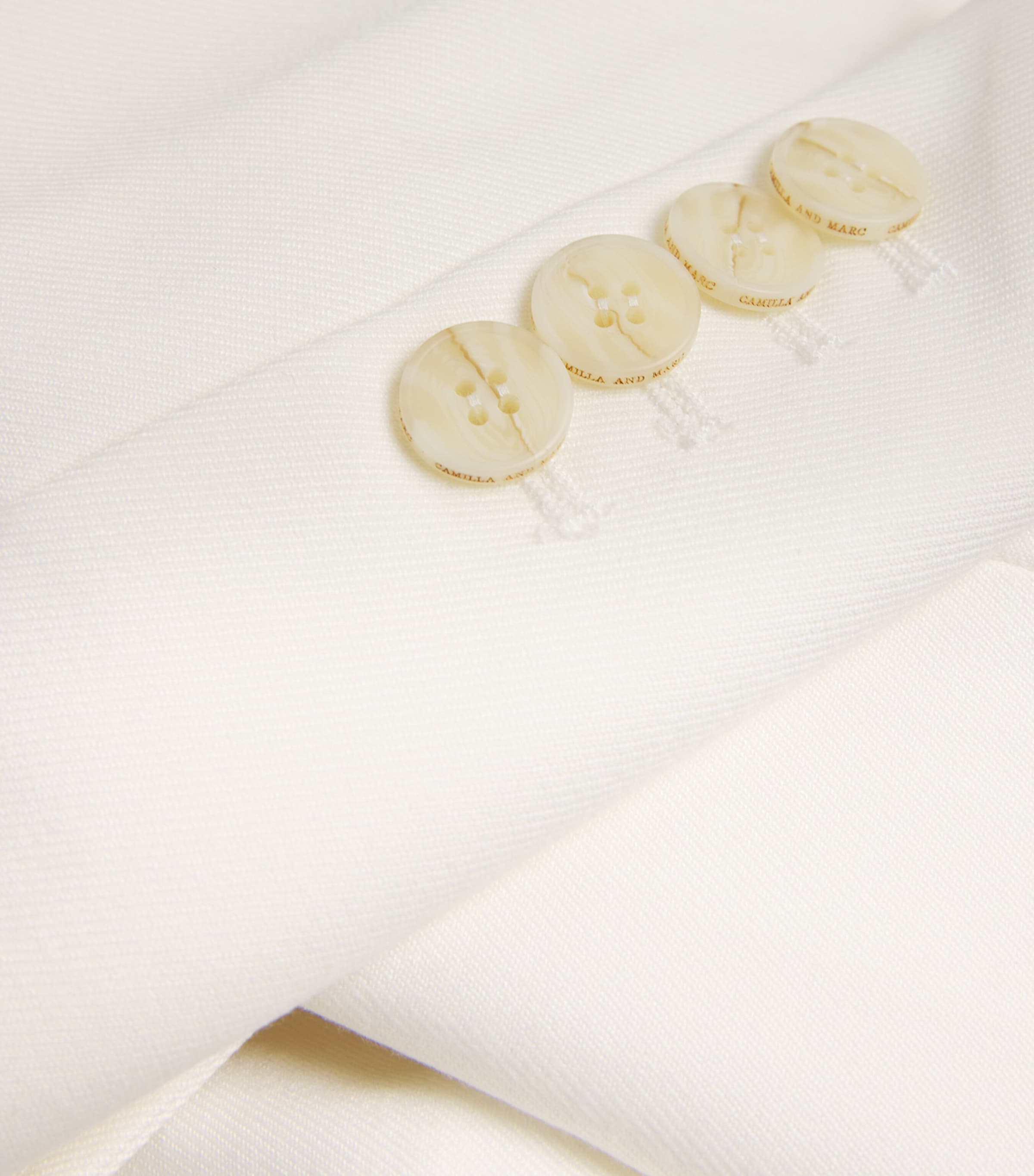 Satin Alabata Blazer MCRM CREAM Image 5