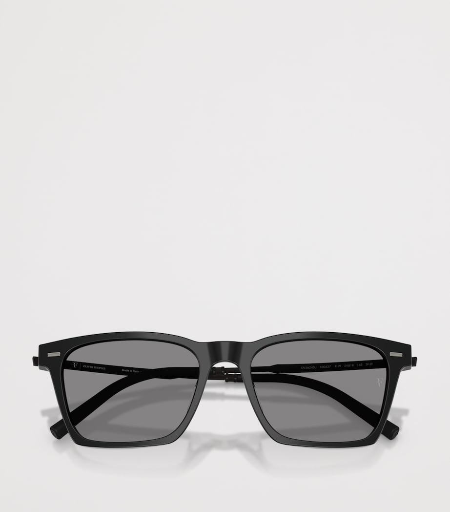 Oliver Peoples R-19 Pillow Sunglasses Black Image 5