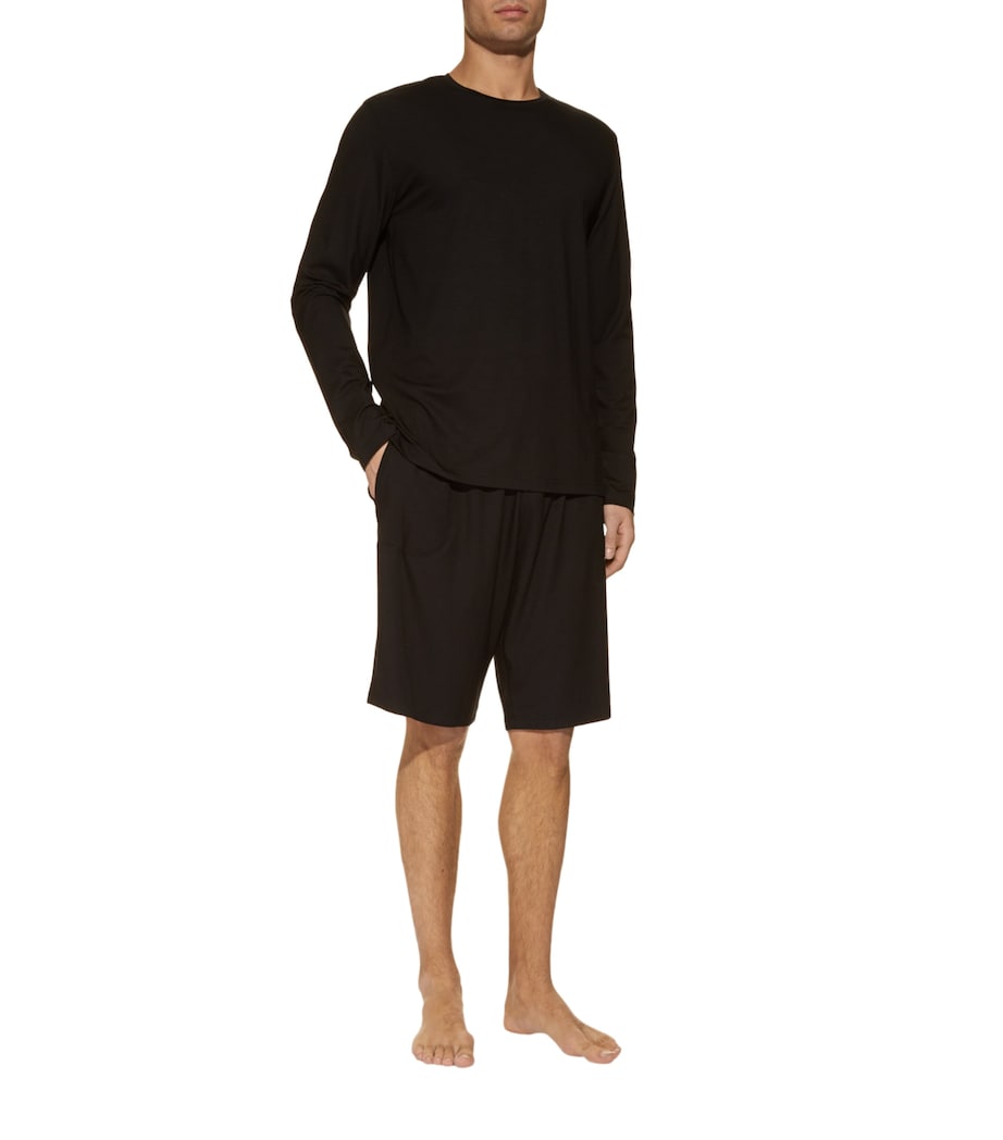 Jersey Lounge T-Shirt BLACK Image 2