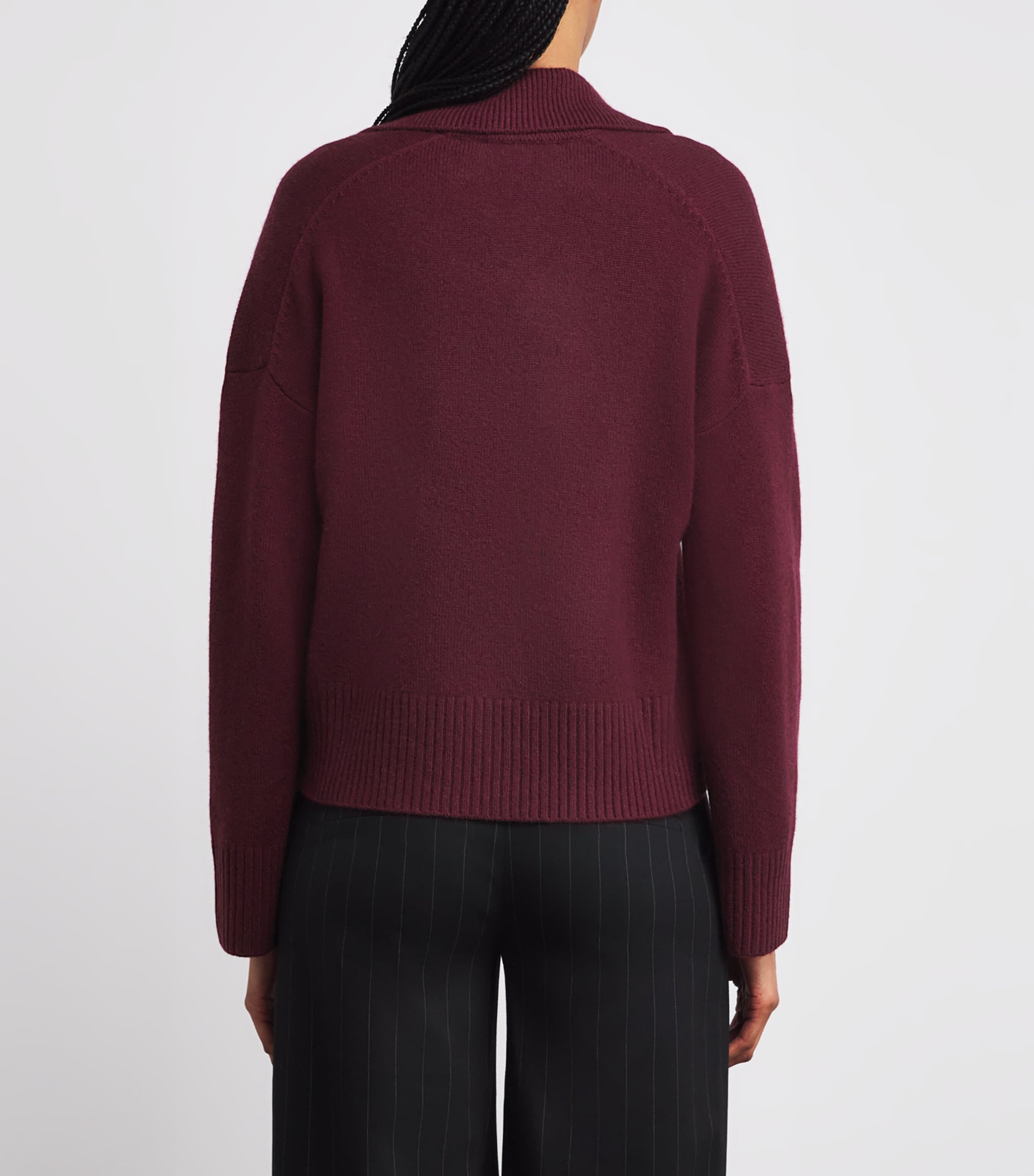 Wool-Blend Sweater BURGUNDY Image 4