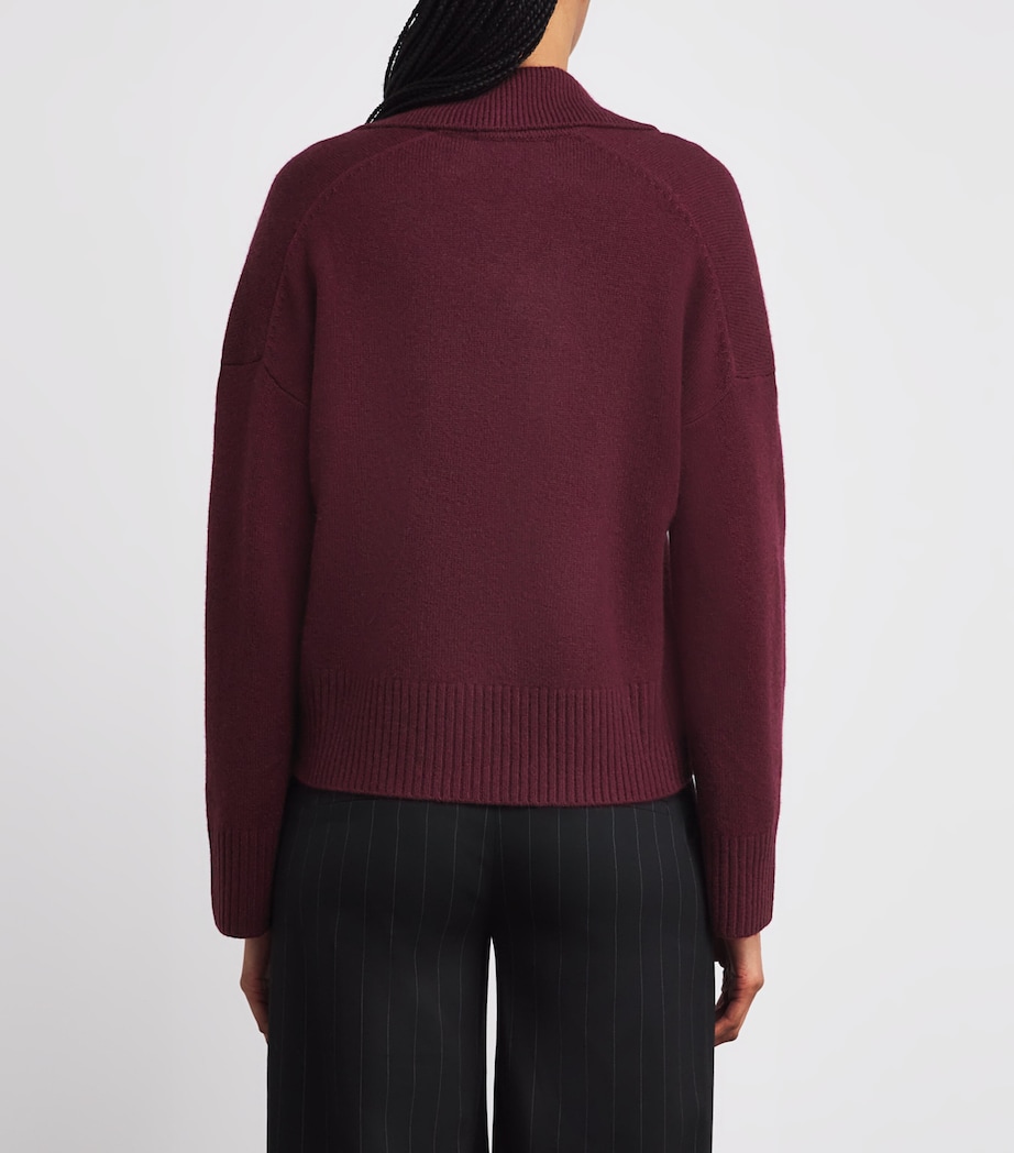 Wool-Blend Sweater BURGUNDY Image 4