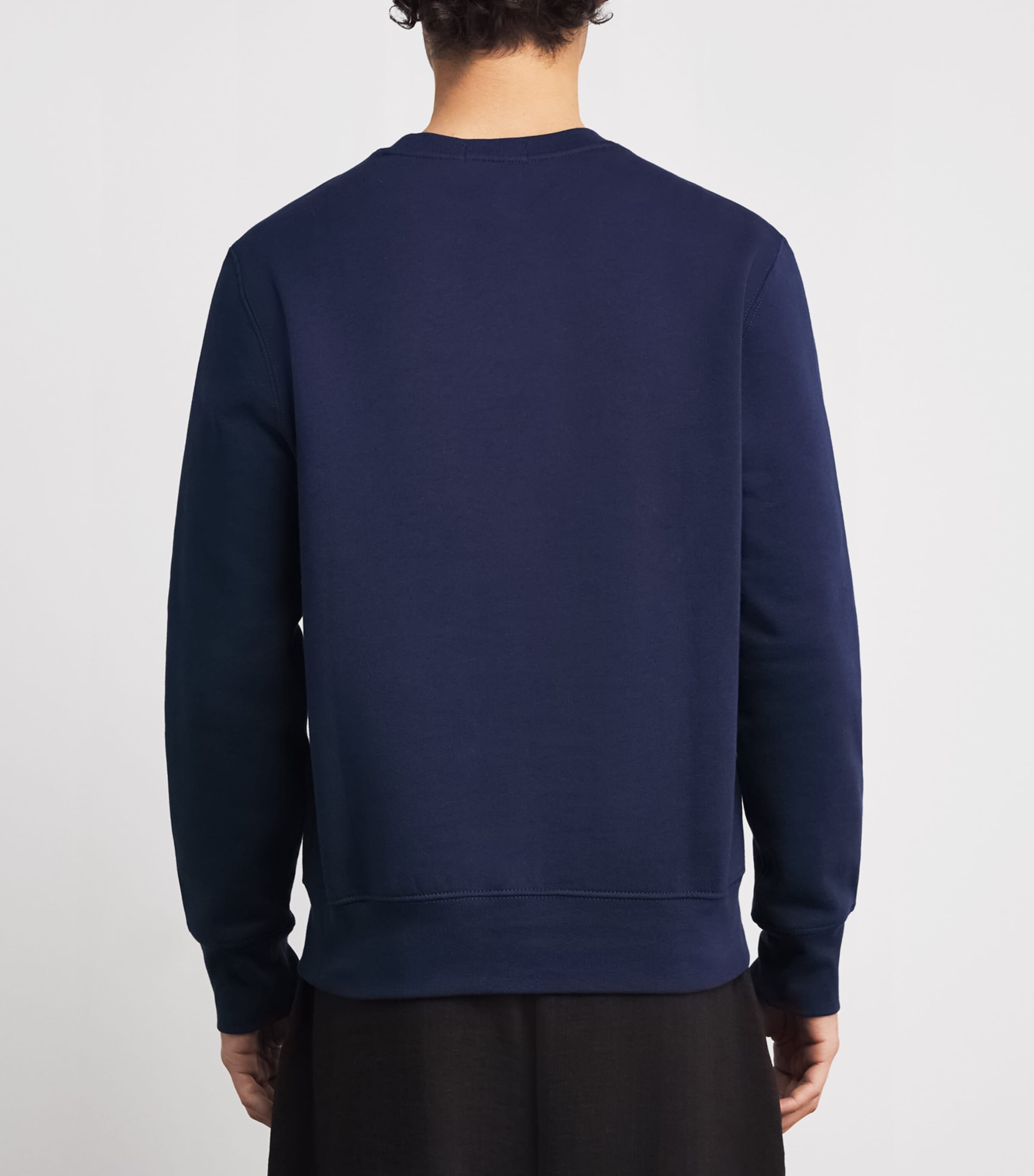 Cotton-Blend Polo Bear Sweatshirt NWPRT NVY-SOCIETY BR Image 4