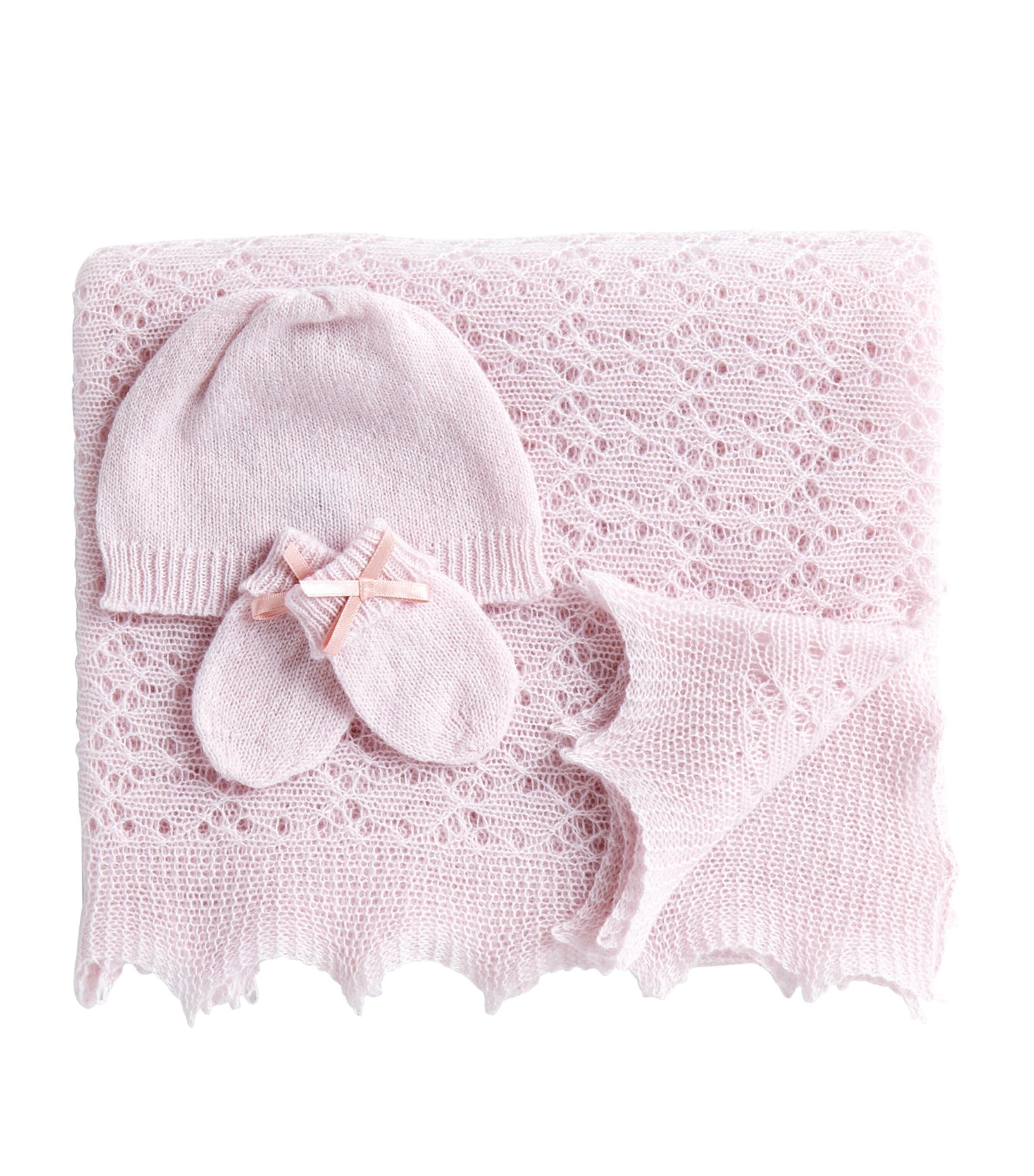 G.H. Hurt&Son Kids Cashmere Shawl Gift Set | Harrods UK