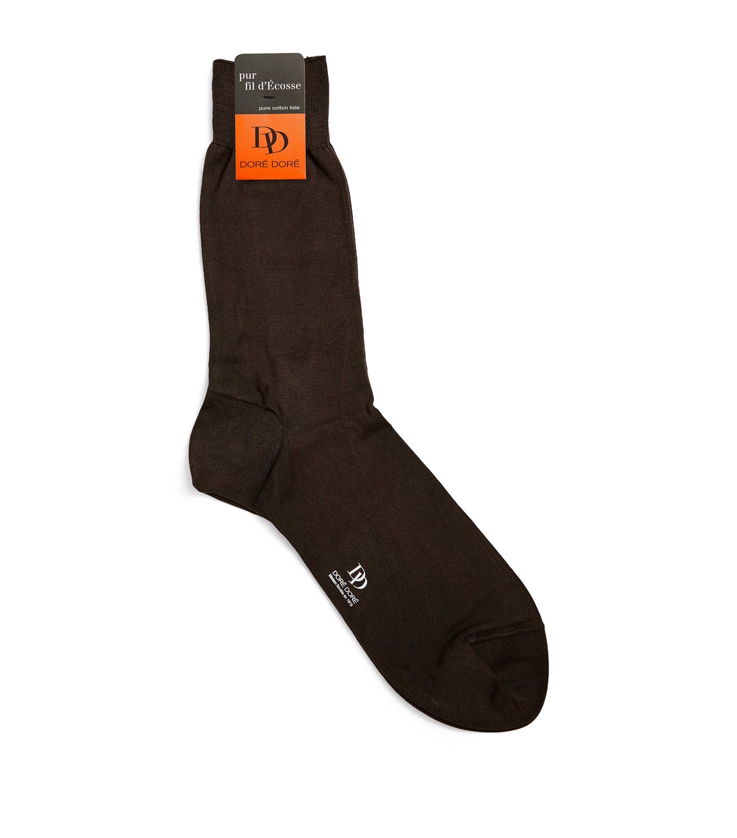 Shop Dore Dore Cotton Socks In Brown