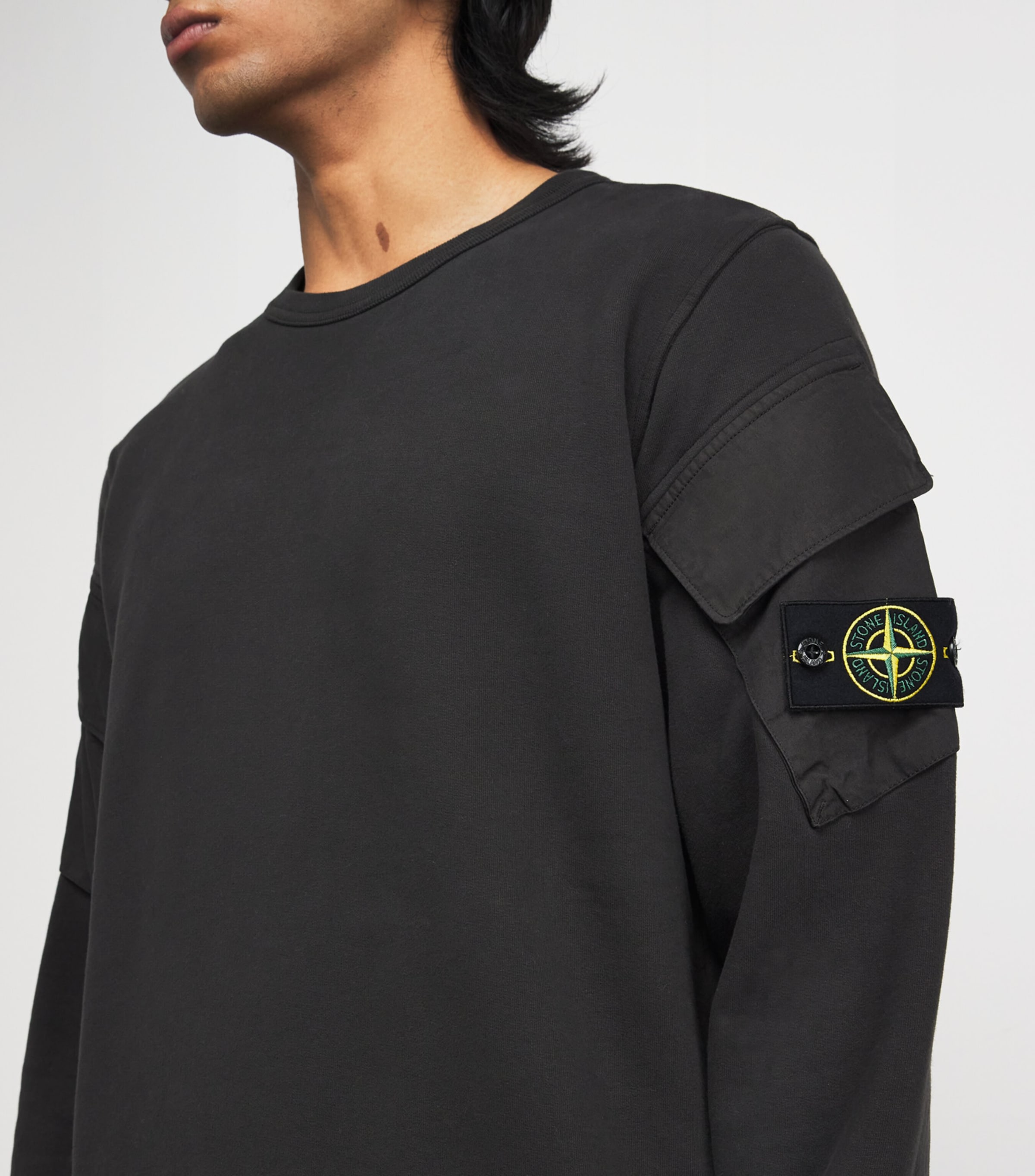 Organic Cotton Utility-Pocket Sweatshirt V0062 Image 6